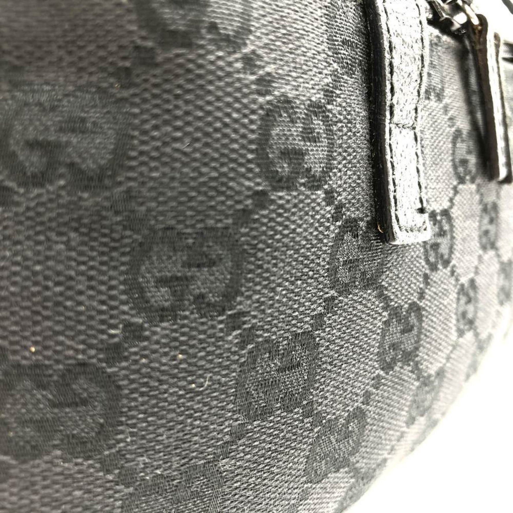 GUCCI Vanity Bag GG Canvas Leather Men's