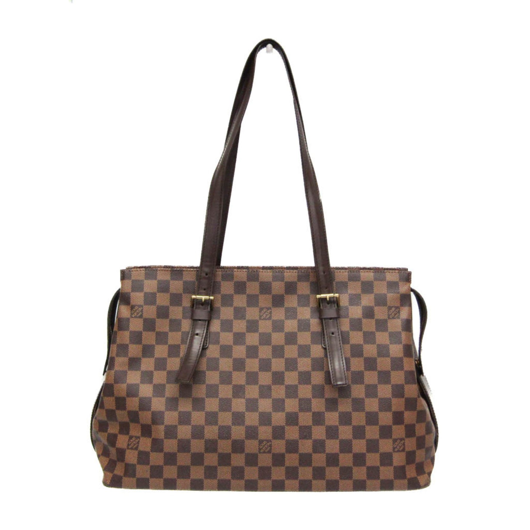 Louis Vuitton Damier Chelsea Shoulder Bag Brown,Ebene