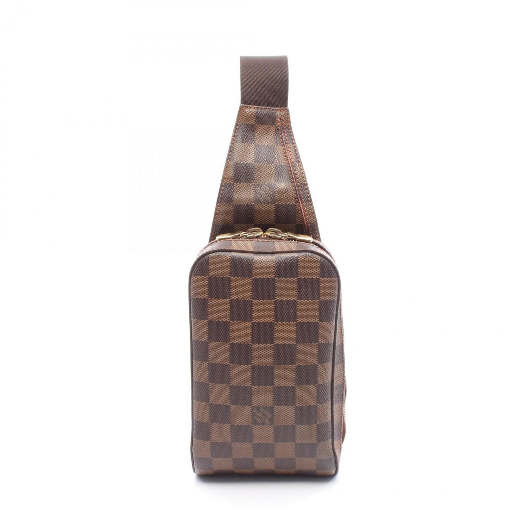 Louis Vuitton Geronimos Waist Bag/Body Bag, Coated Canvas, Damier Leather, Brown, Men's/Women's