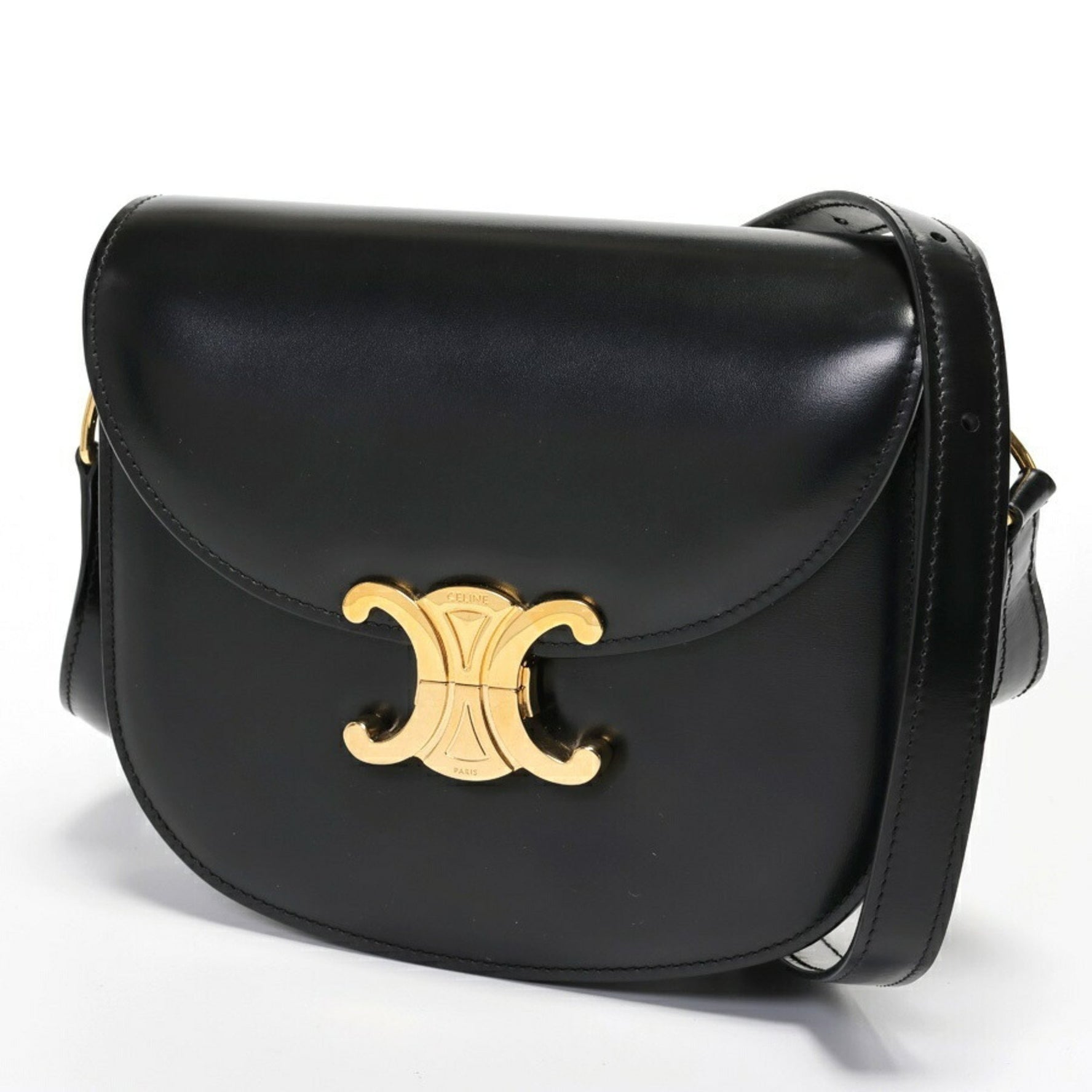 CELINE Teen Busas Triomphe Shoulder Bag