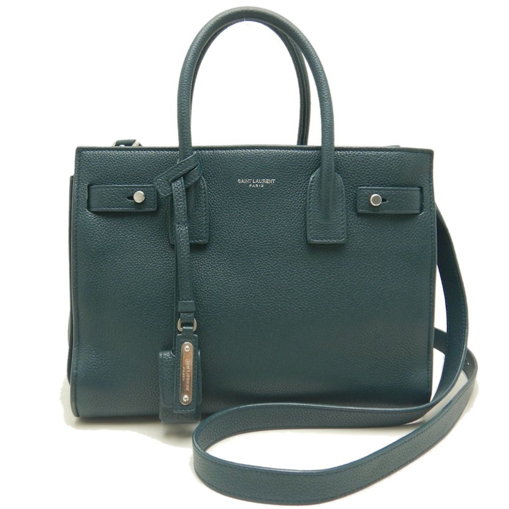 Saint Laurent Sac du Jour Baby Handbag Leather
