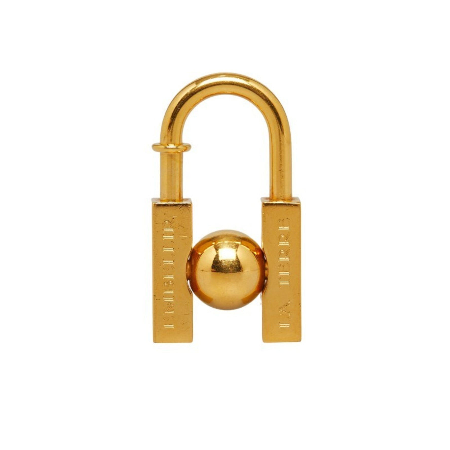 Hermes In Search of the Unknown Beauty Earth 2001 Padlock Charm Plated