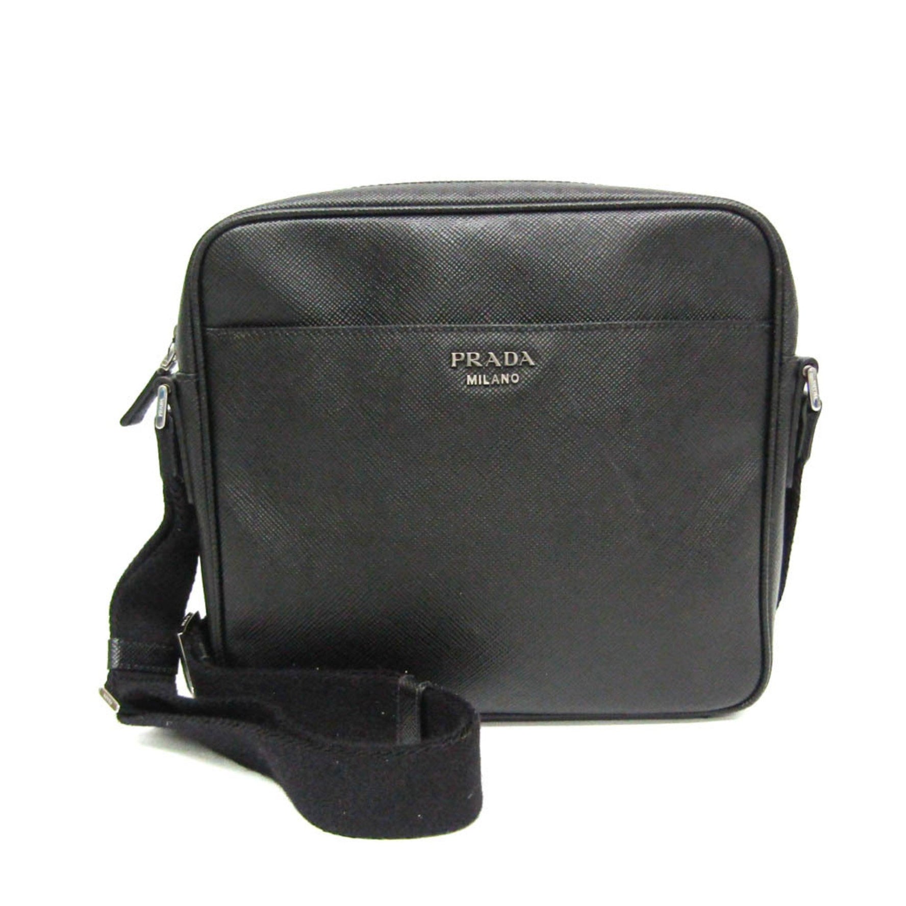 Prada Saffiano Leather Shoulder Bag