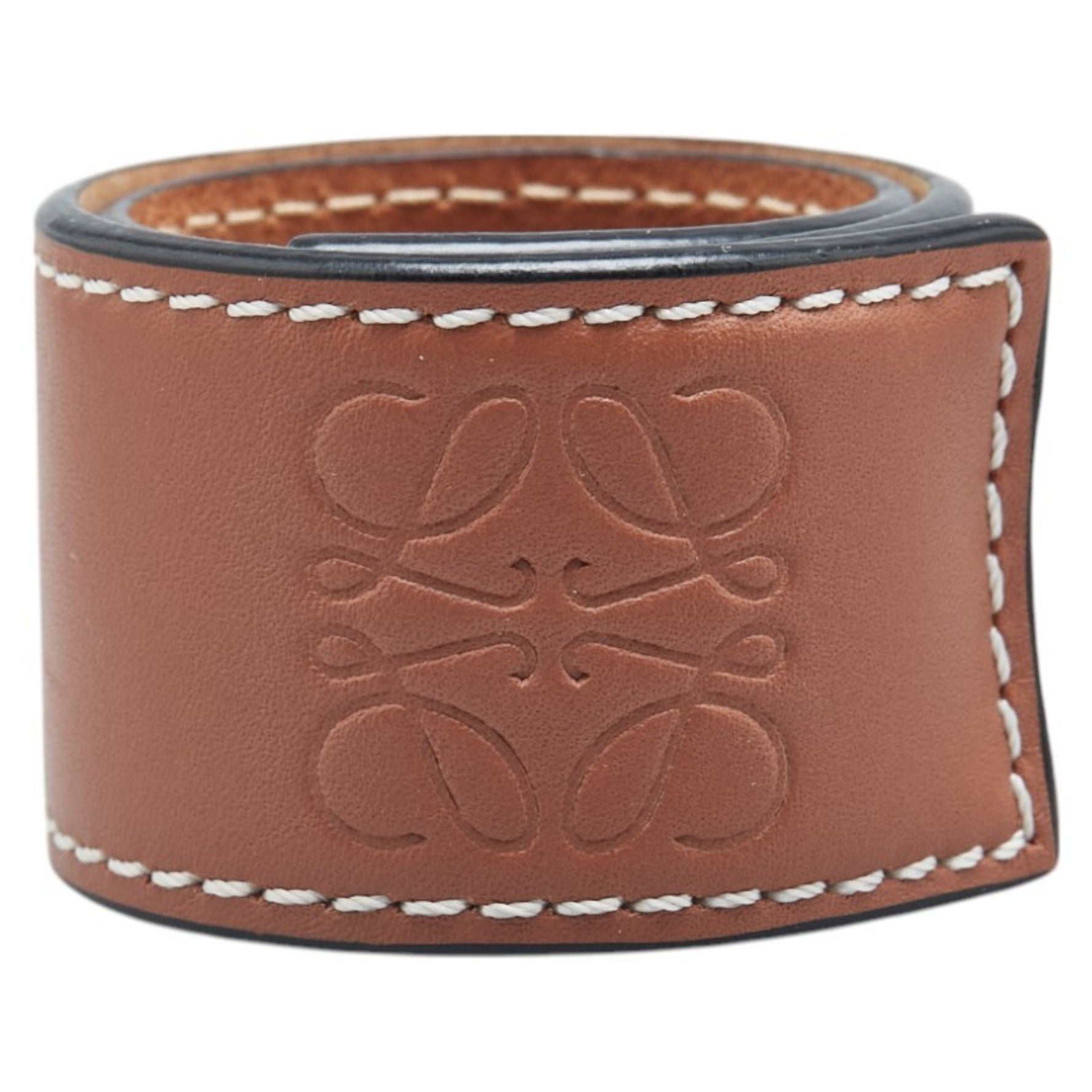 LOEWE Anagram Slap Small Bracelet Leather
