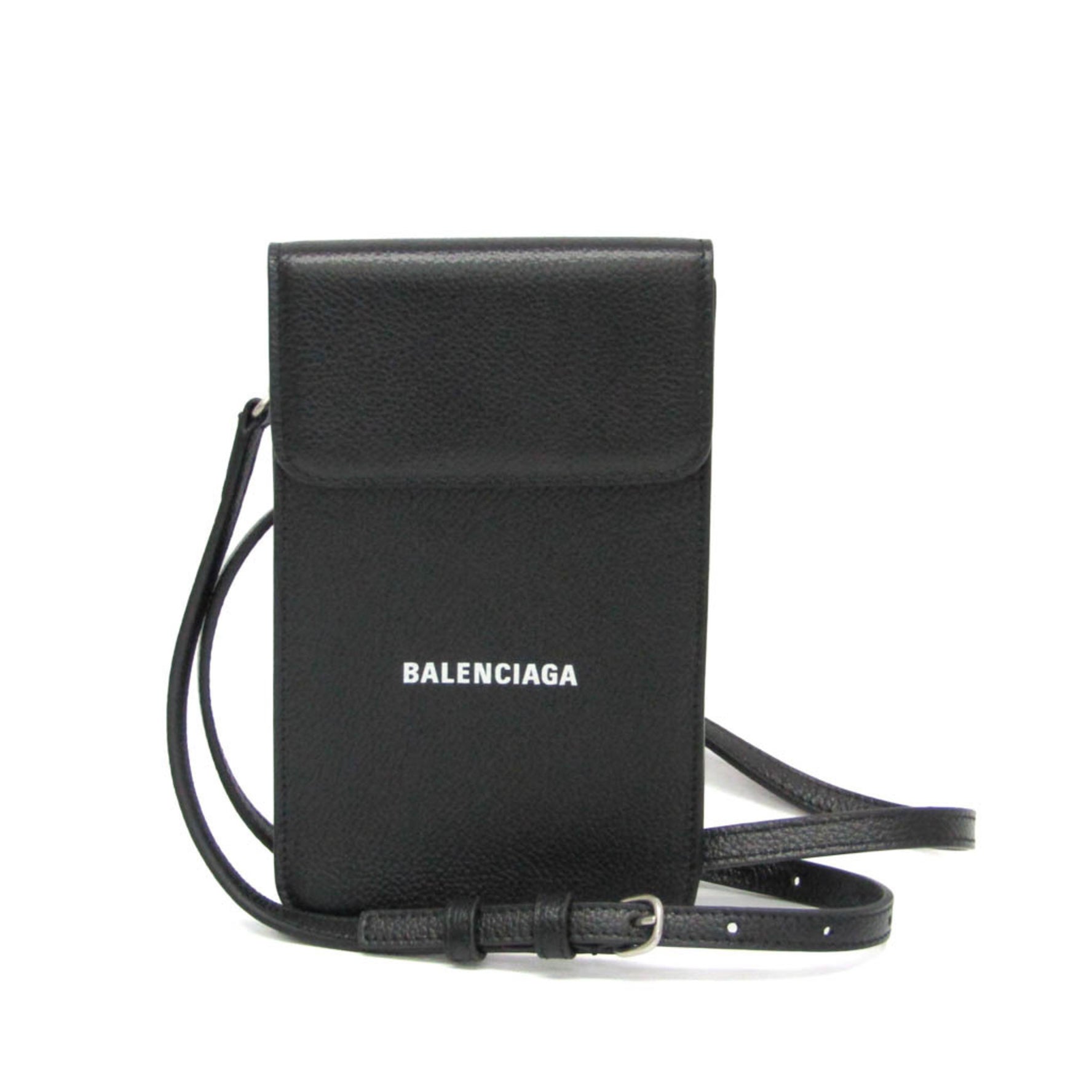 Balenciaga Smartphone Case Shoulder Mini Pouch Men,Women Leather Shoulder Bag