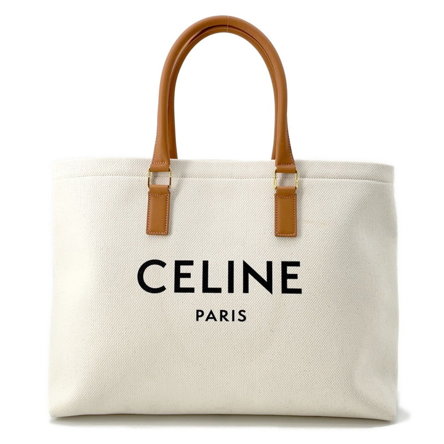 Celine Tote Bag Horizontal Cabas White