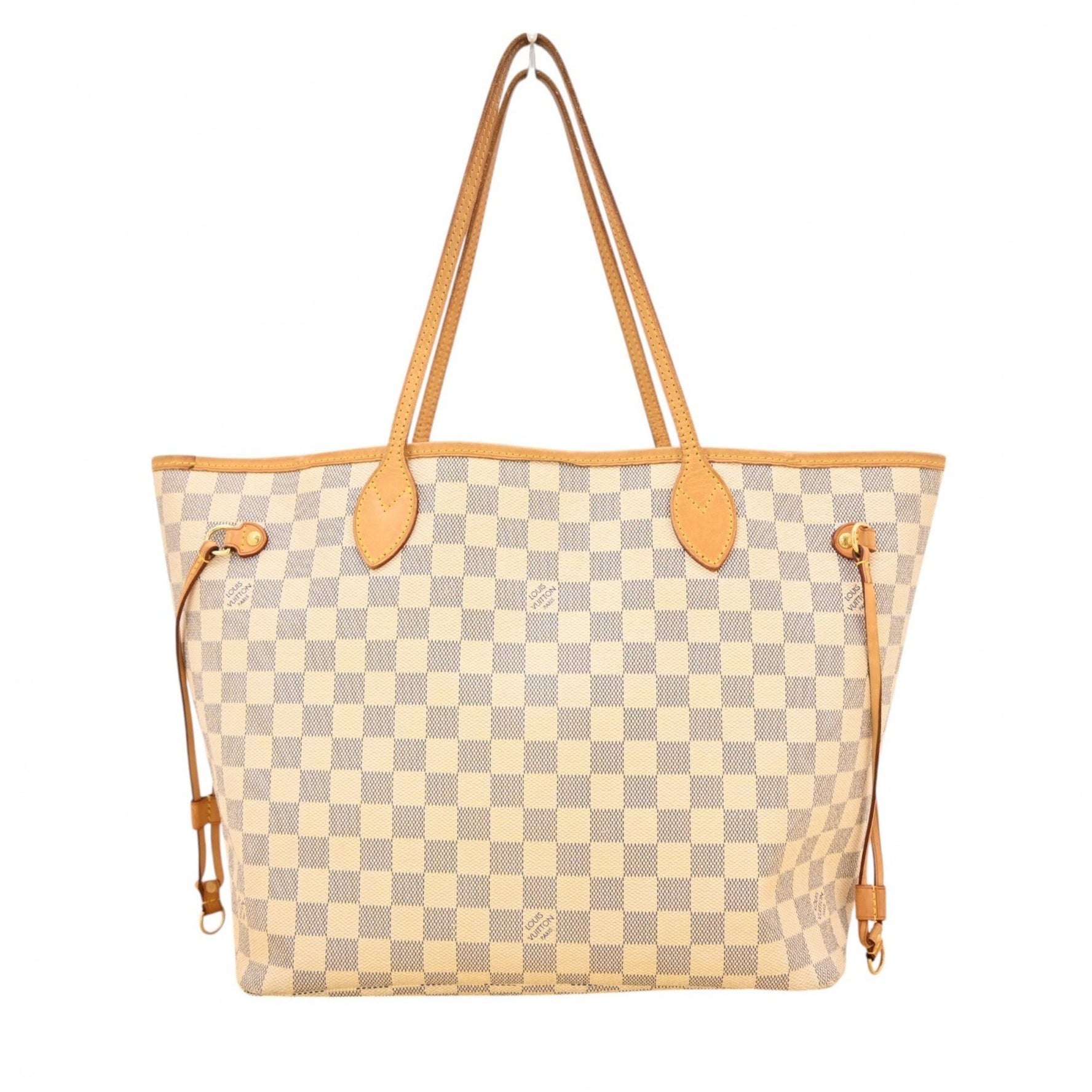 Louis Vuitton Azur Neverfull MM Tote Bag