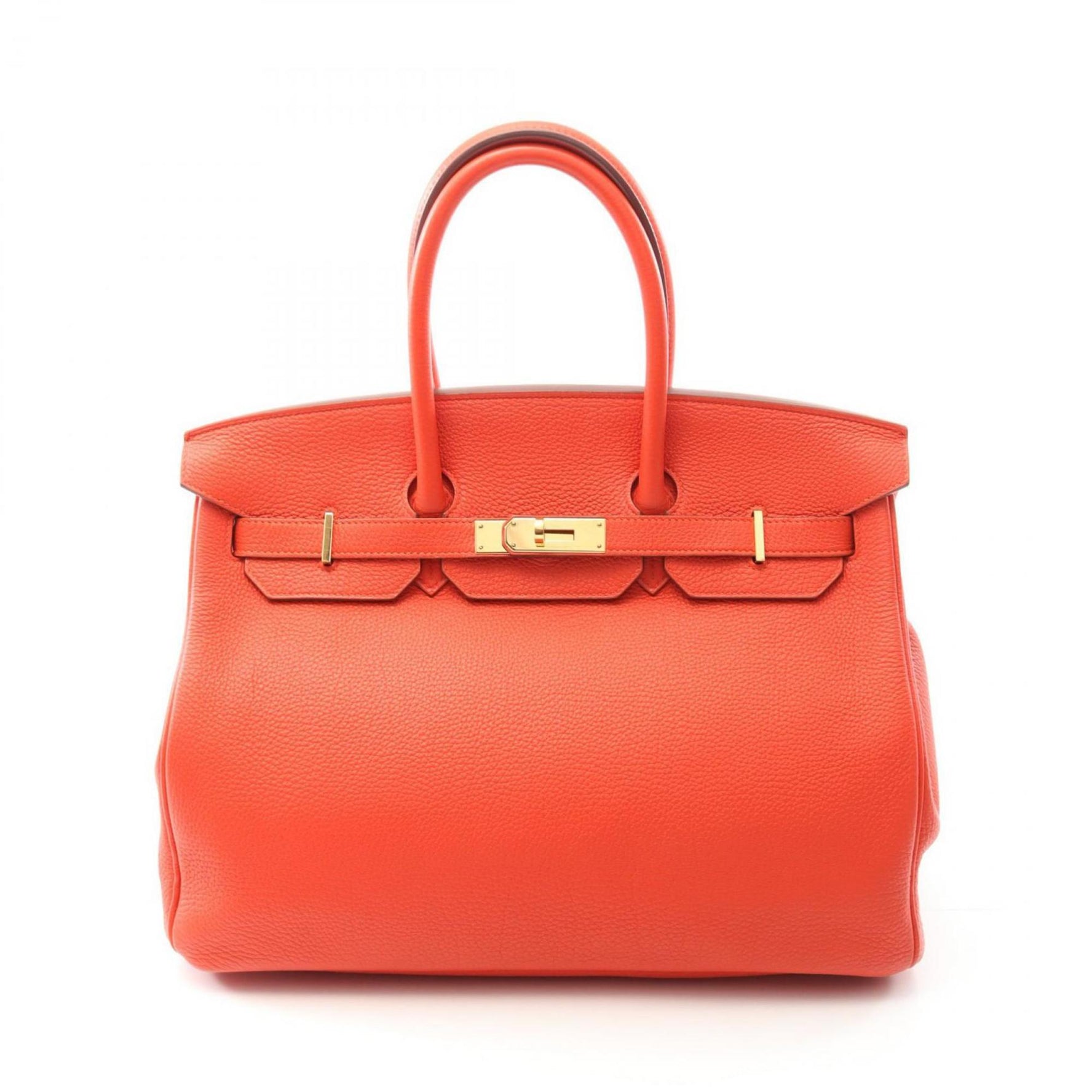 Hermes Birkin 35 Rose Jaipur Handbag Bag Togo Red