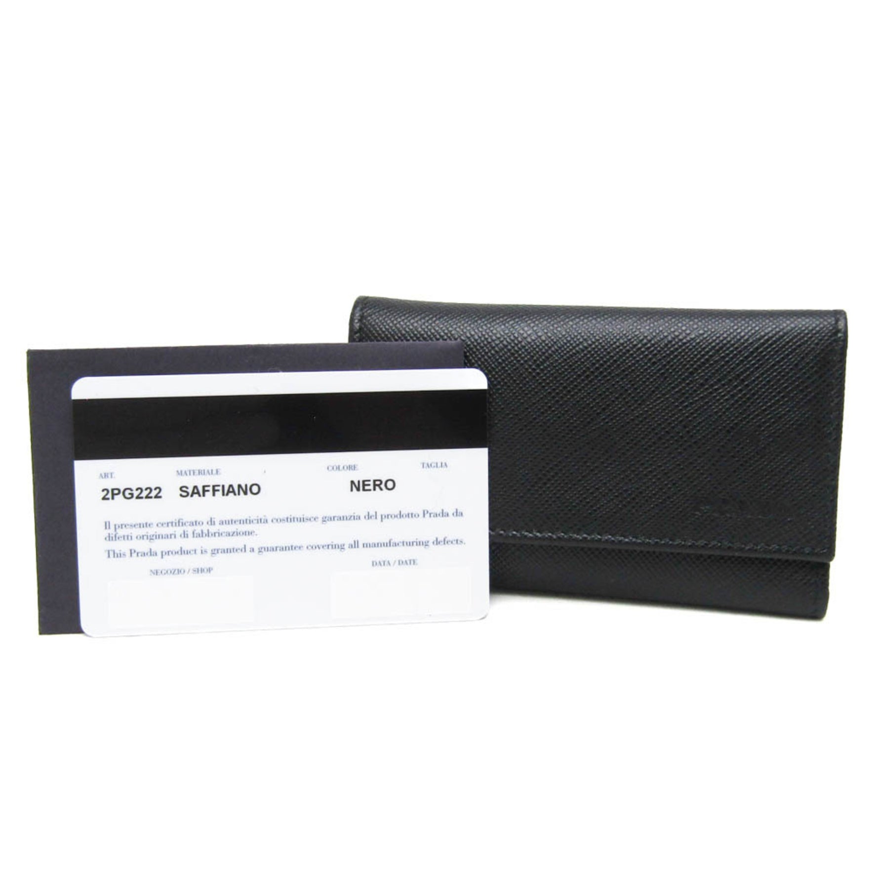 Prada Saffiano Leather Key Case