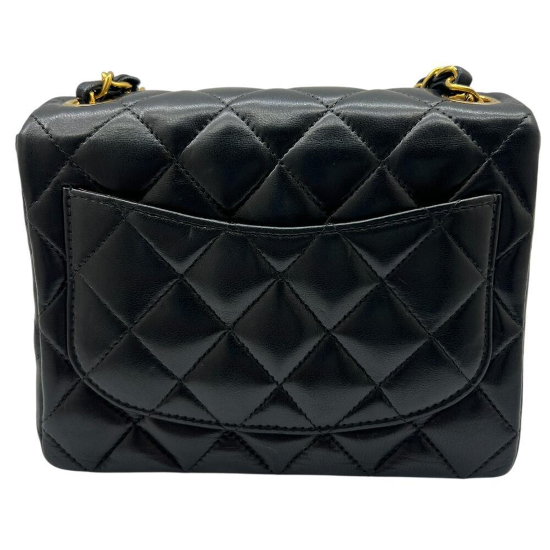 CHANEL Mini Matelasse Lambskin Chain Shoulder Bag