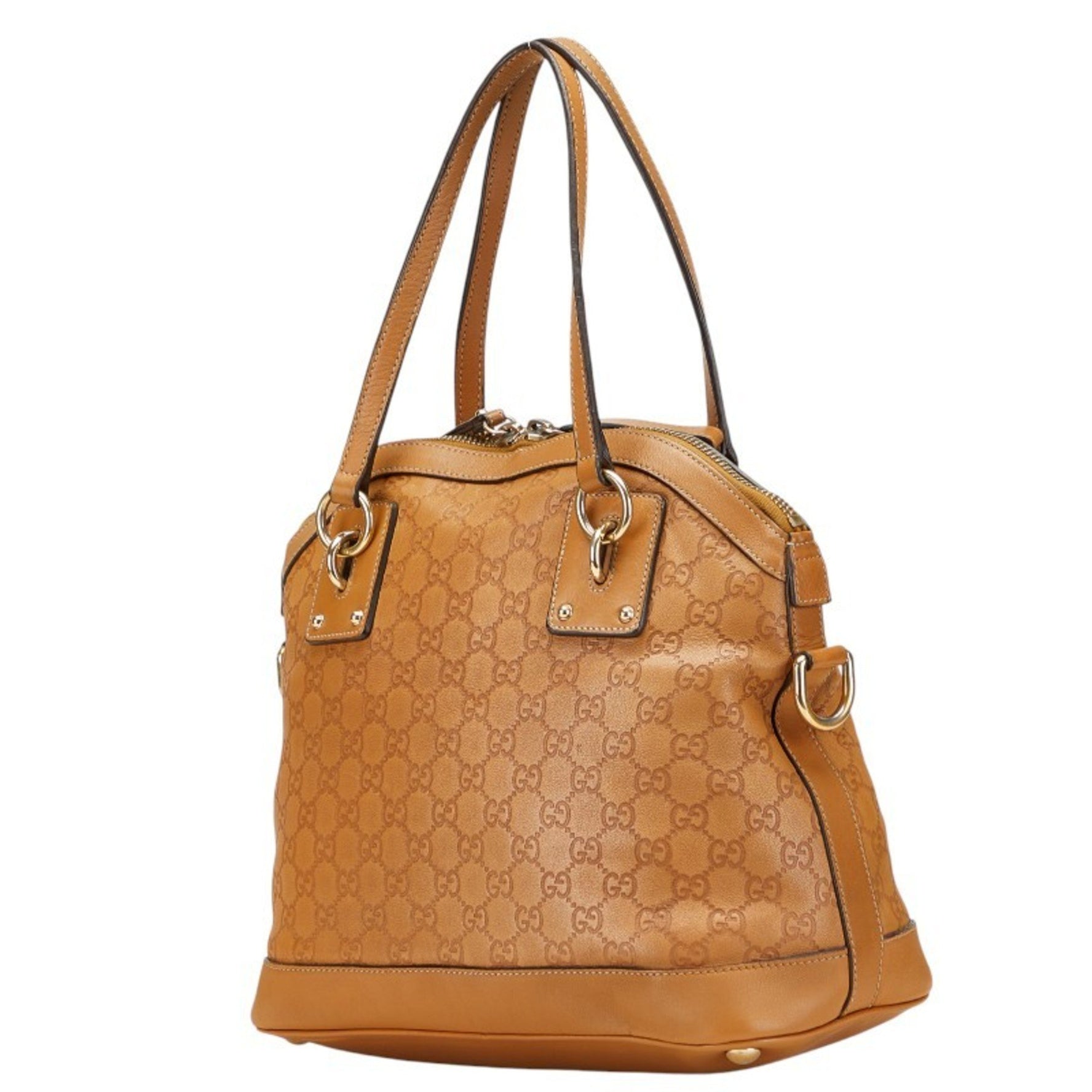Gucci Guccissima Tote Bag, One-Shoulder Leather