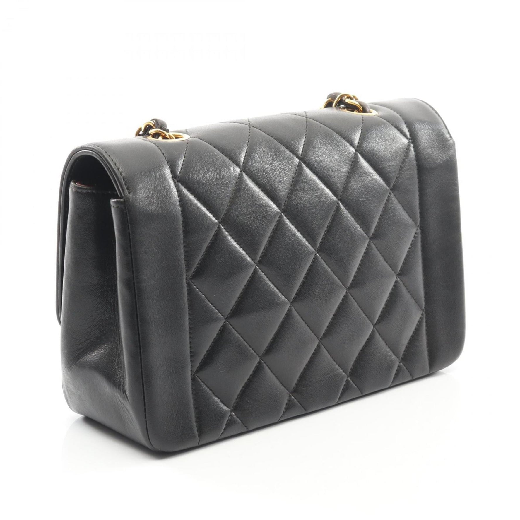 CHANEL Matelasse Diana Flap Shoulder Bag in Lambskin Leather
