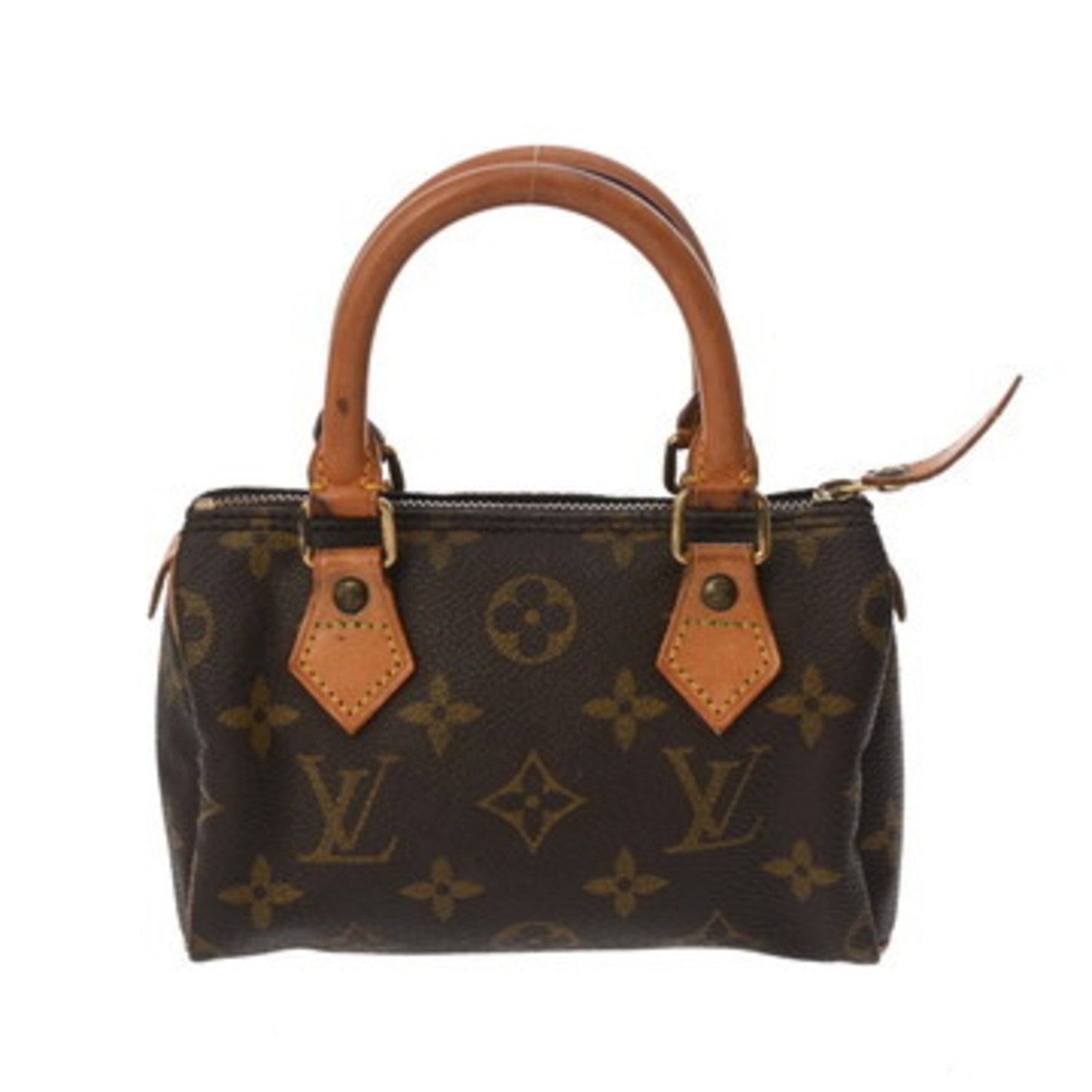 LOUIS VUITTON Monogram Mini Speedy Canvas Handbag