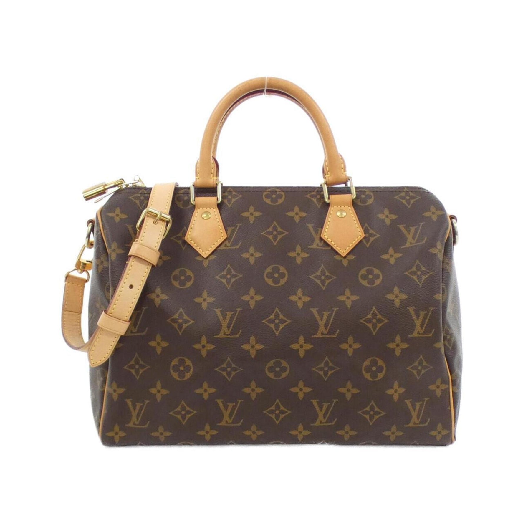 Louis Vuitton Monogram Speedy Bandouliere Boston Bag