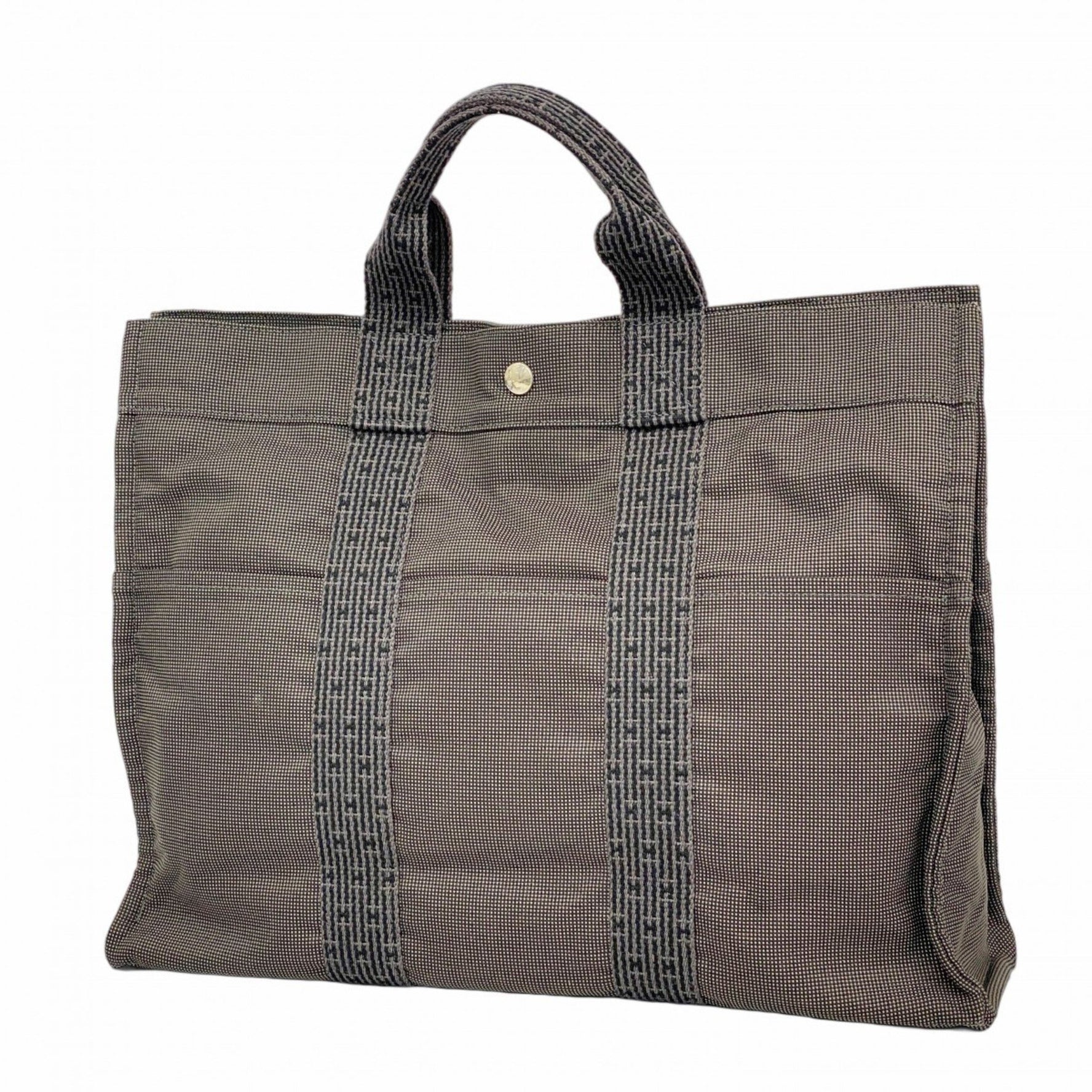 Hermes Hermès Air Line MM Tote Bag, Canvas, Men's and