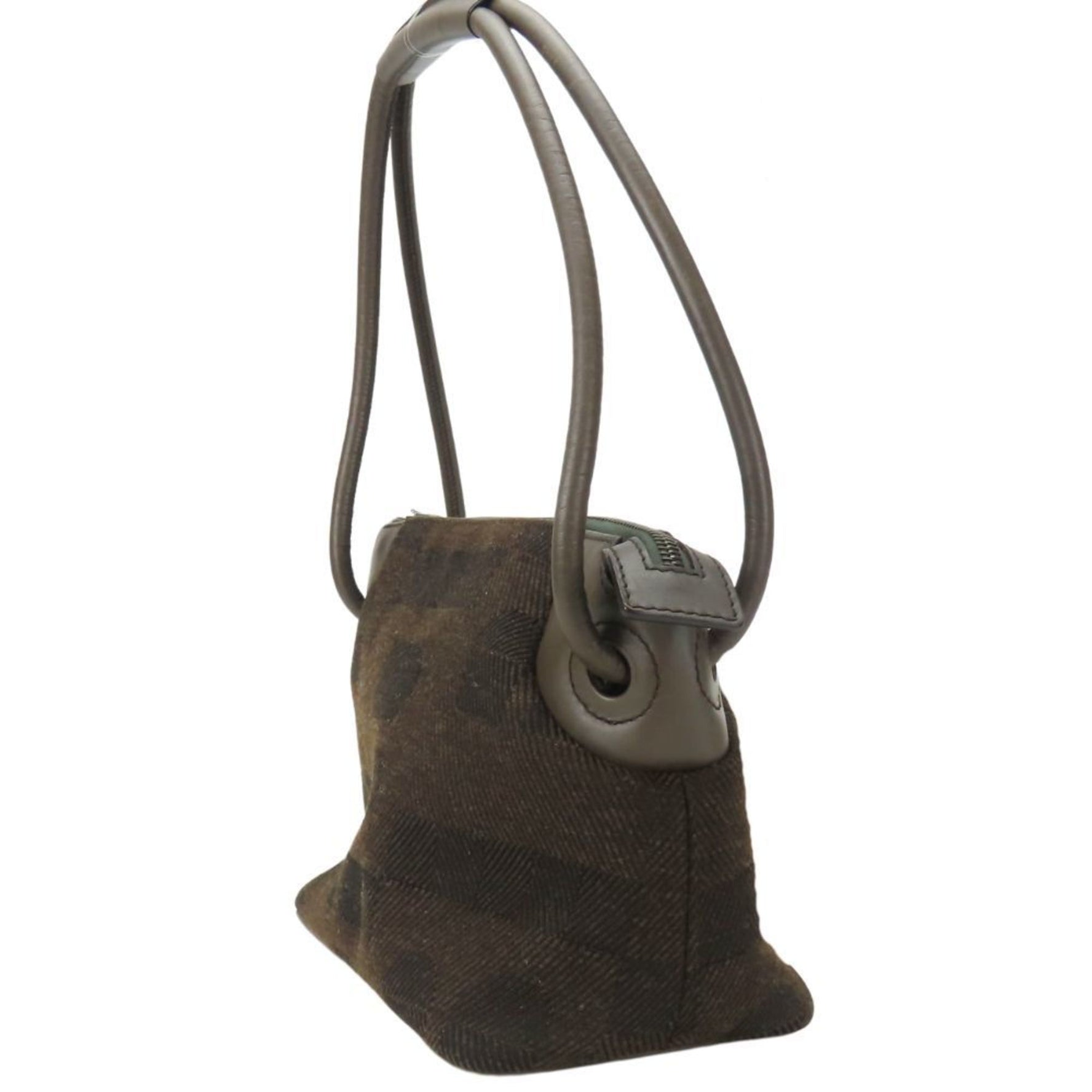 BALLY handbag wool leather ladies