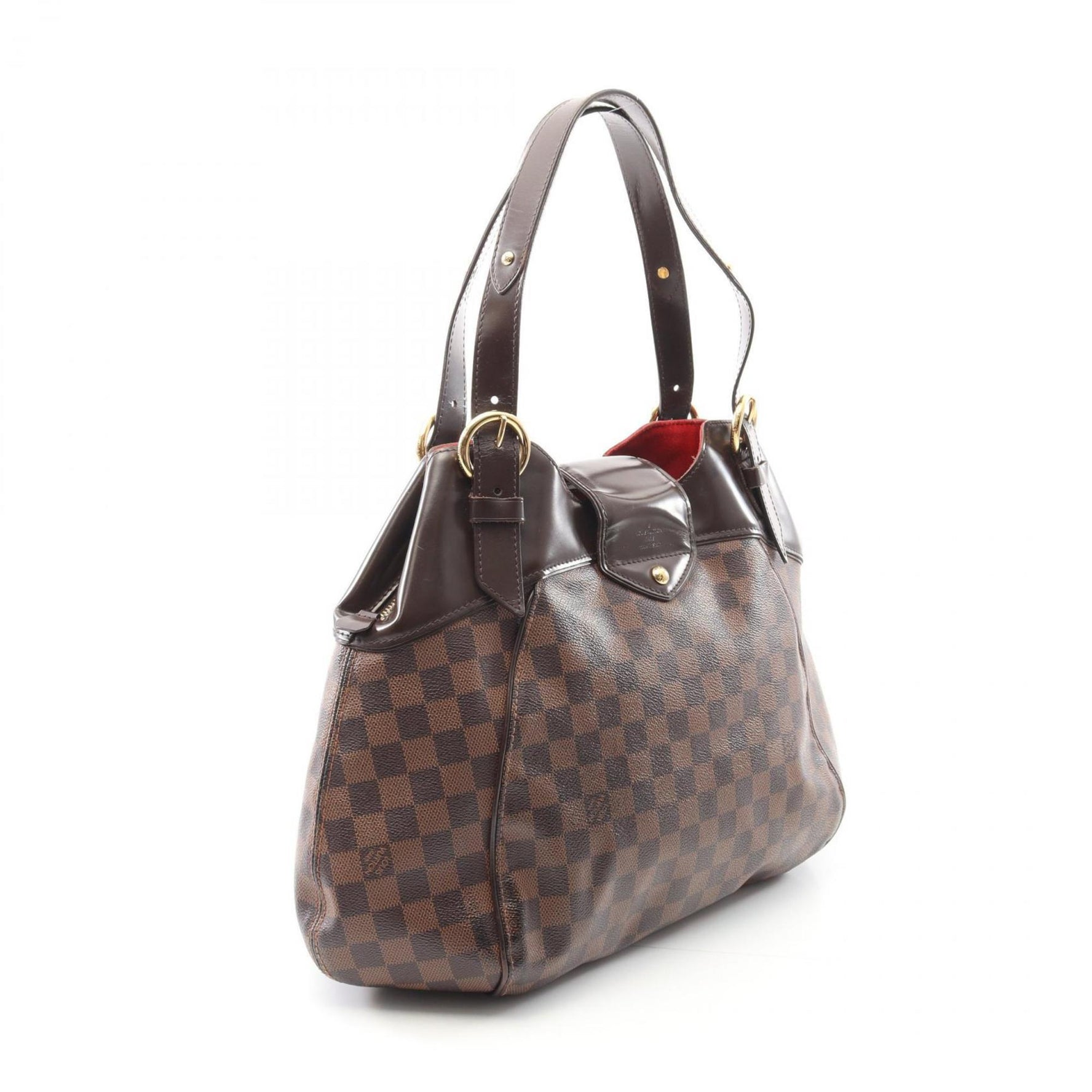 Louis Vuitton Sistine GM Handbag, Coated Canvas, Leather, Damier