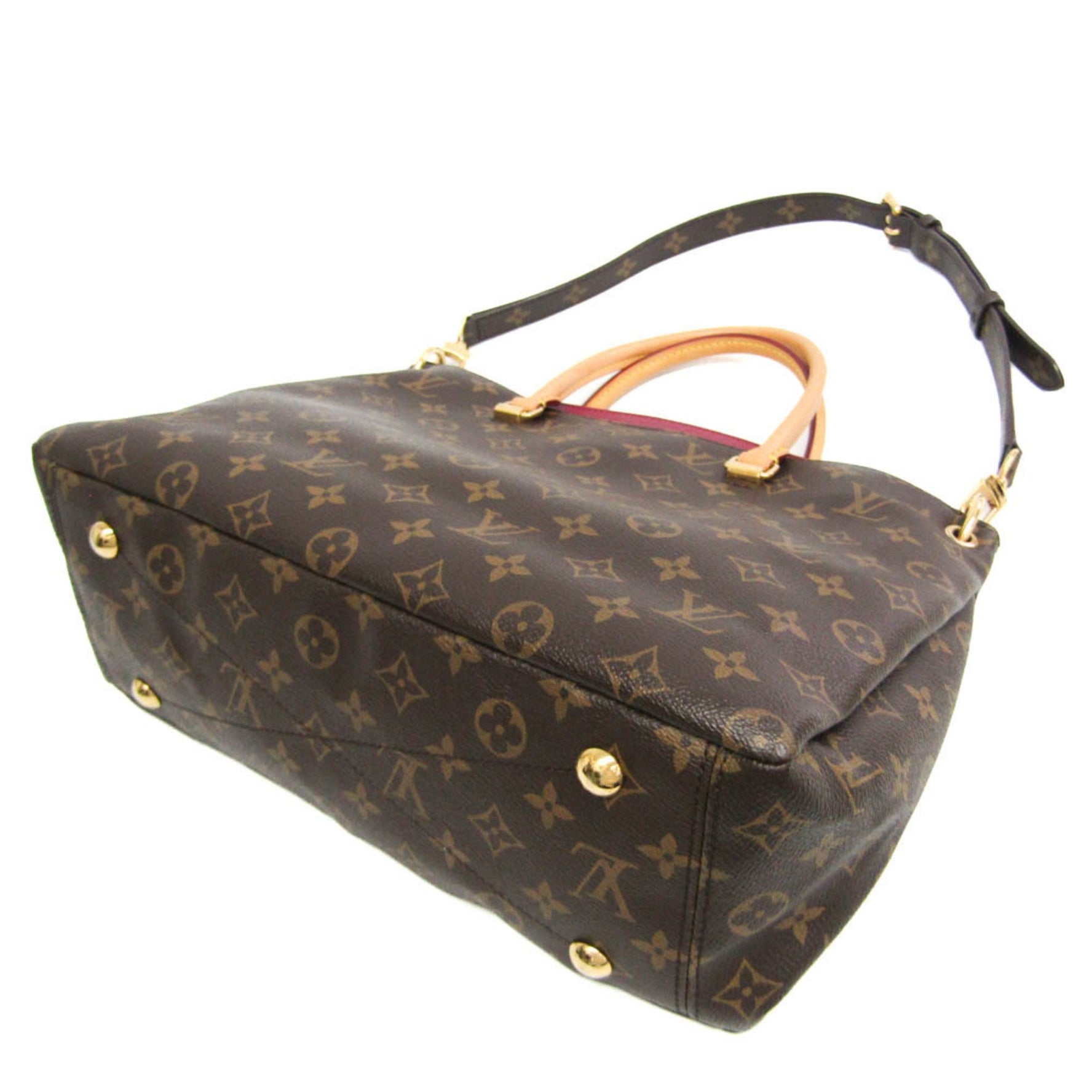 Louis Vuitton Monogram Pallas Handbag,Shoulder Bag Aurore,Brown