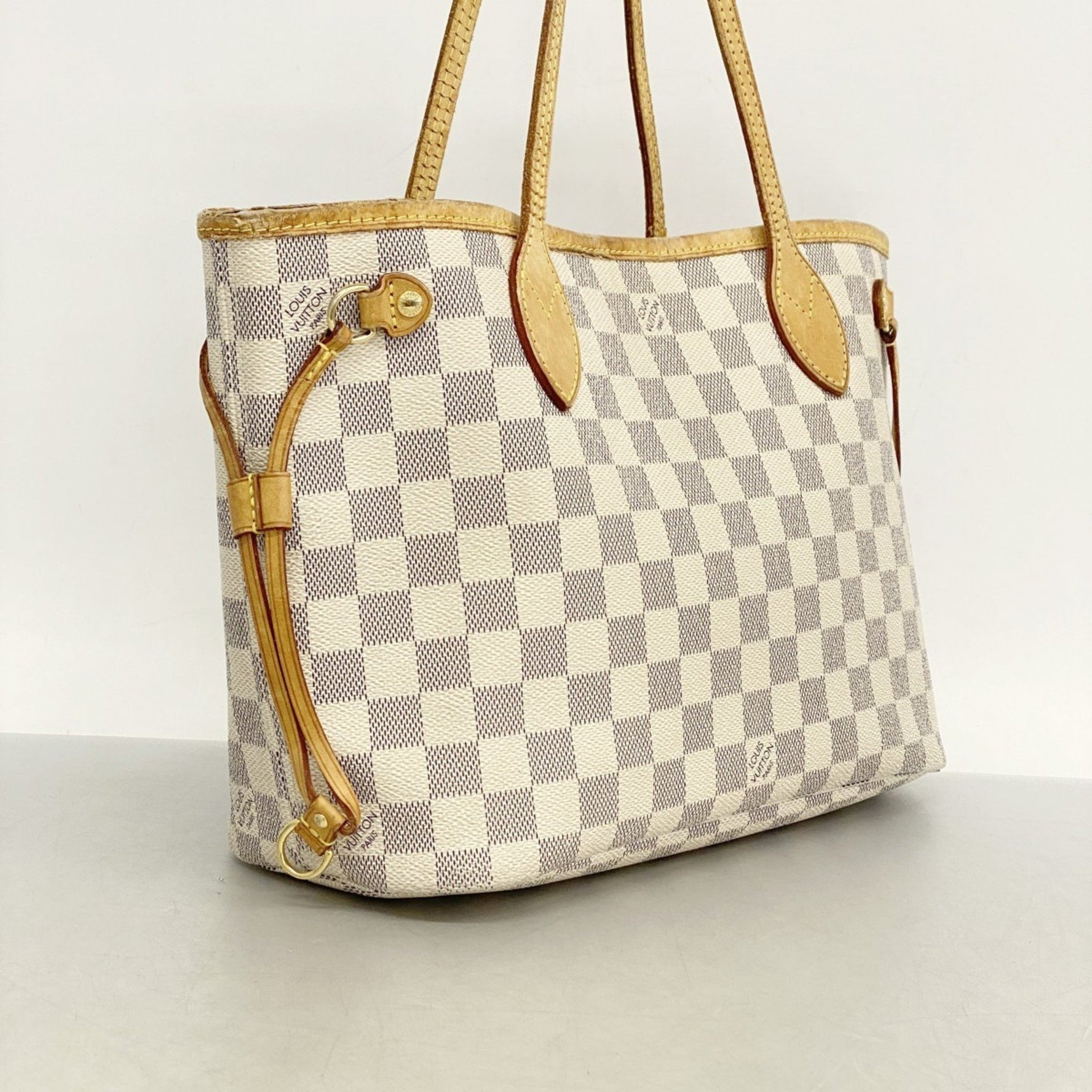 Louis Vuitton Damier Azur Neverfull PM Tote Bag