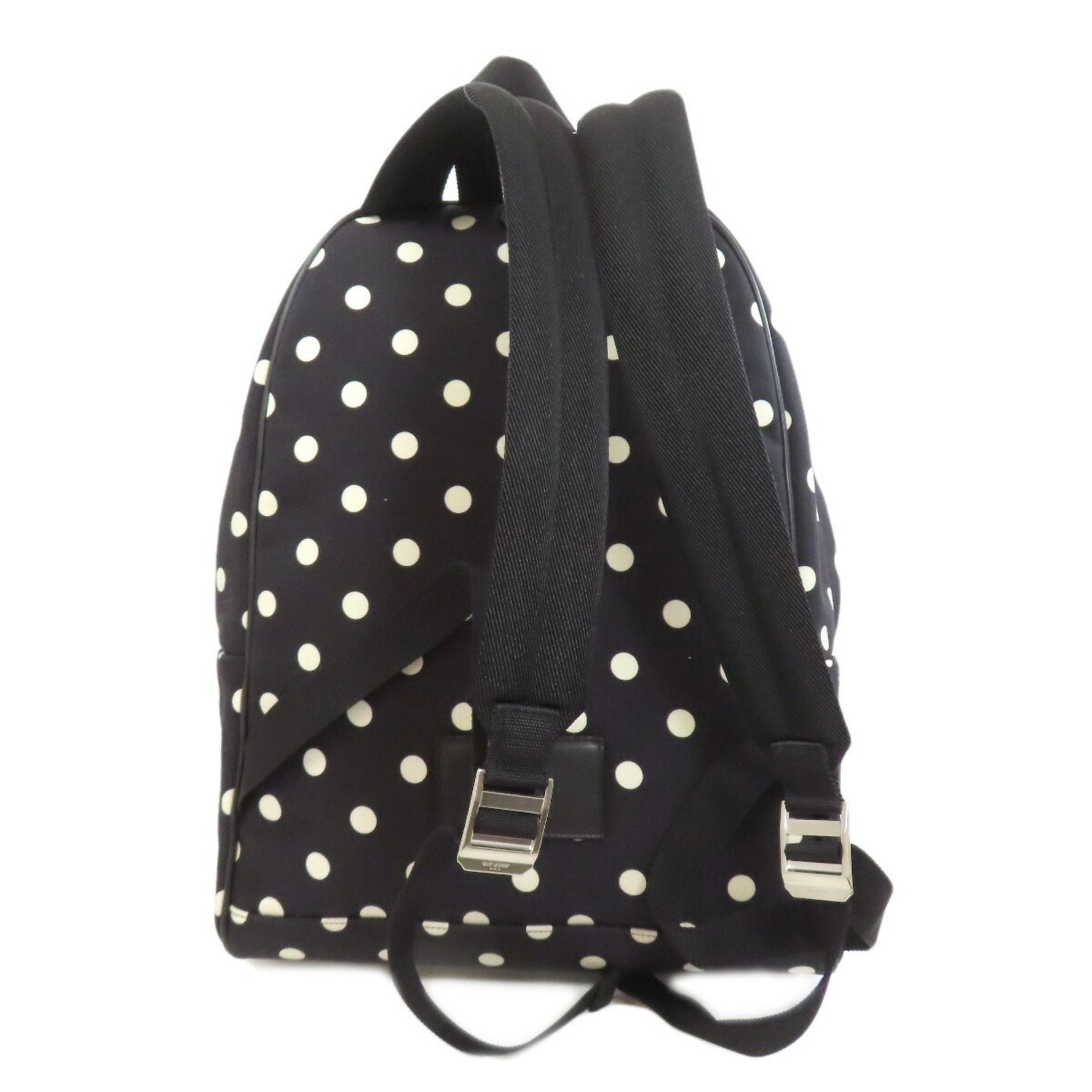 Saint Laurent Polka Dot Backpack/Daypack Canvas