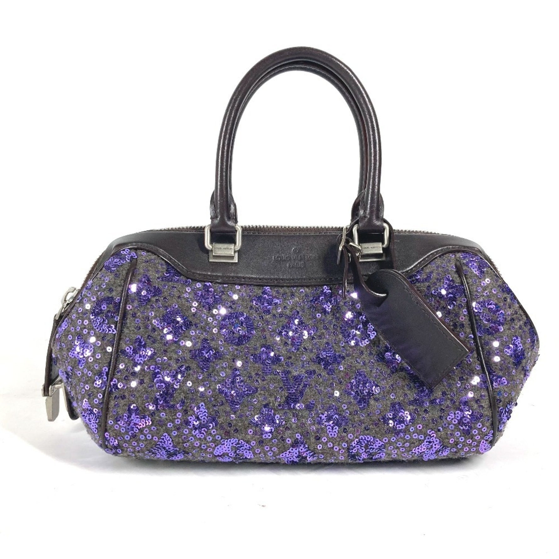 Louis Vuitton Sunshine Express Sequin Handbag Leather