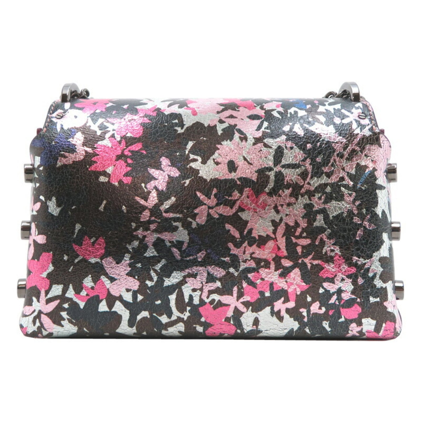 Jimmy Choo Rocket Petite Women's Leather Shoulder Bag in Multicolor