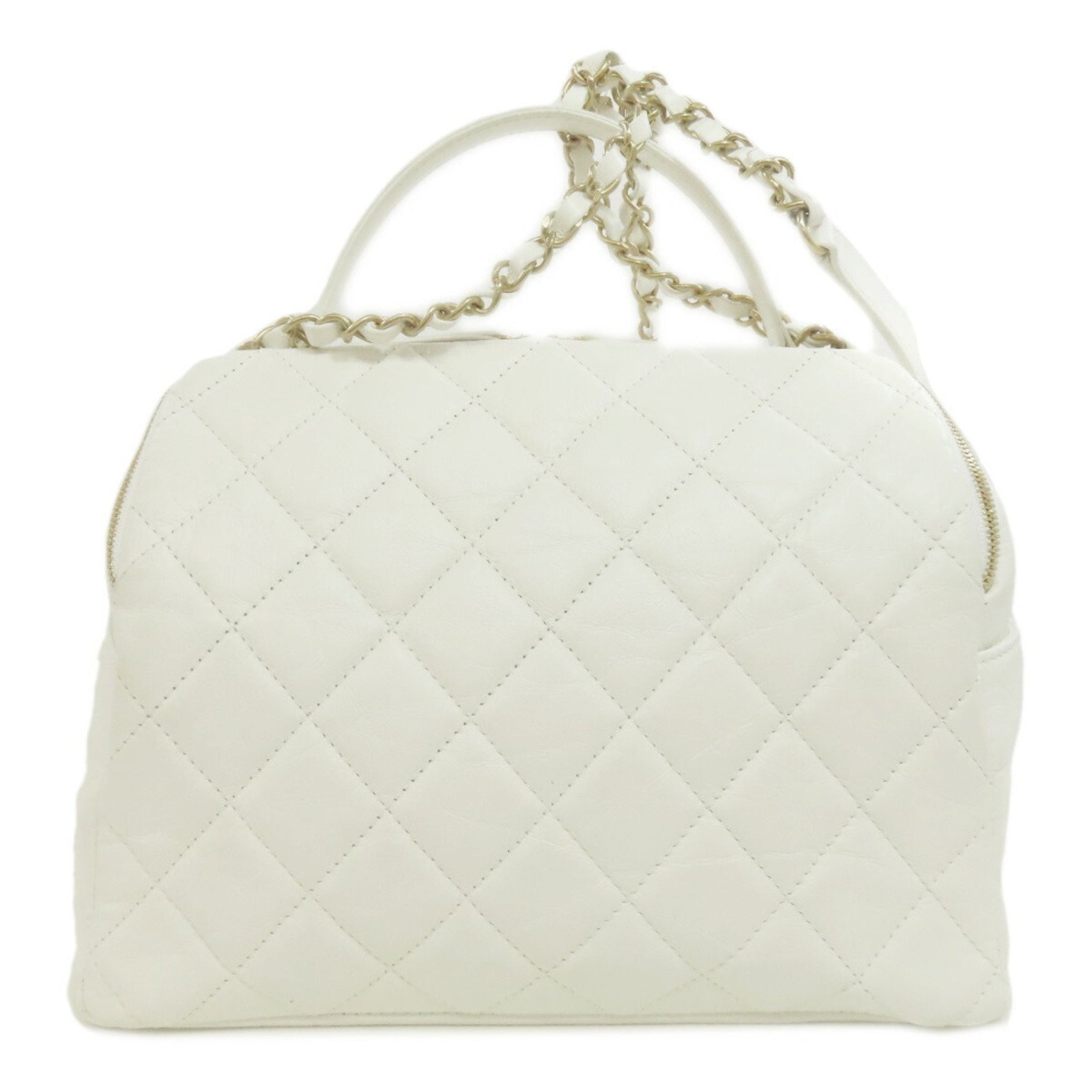 CHANEL Matelasse Shoulder Bag Calf Leather