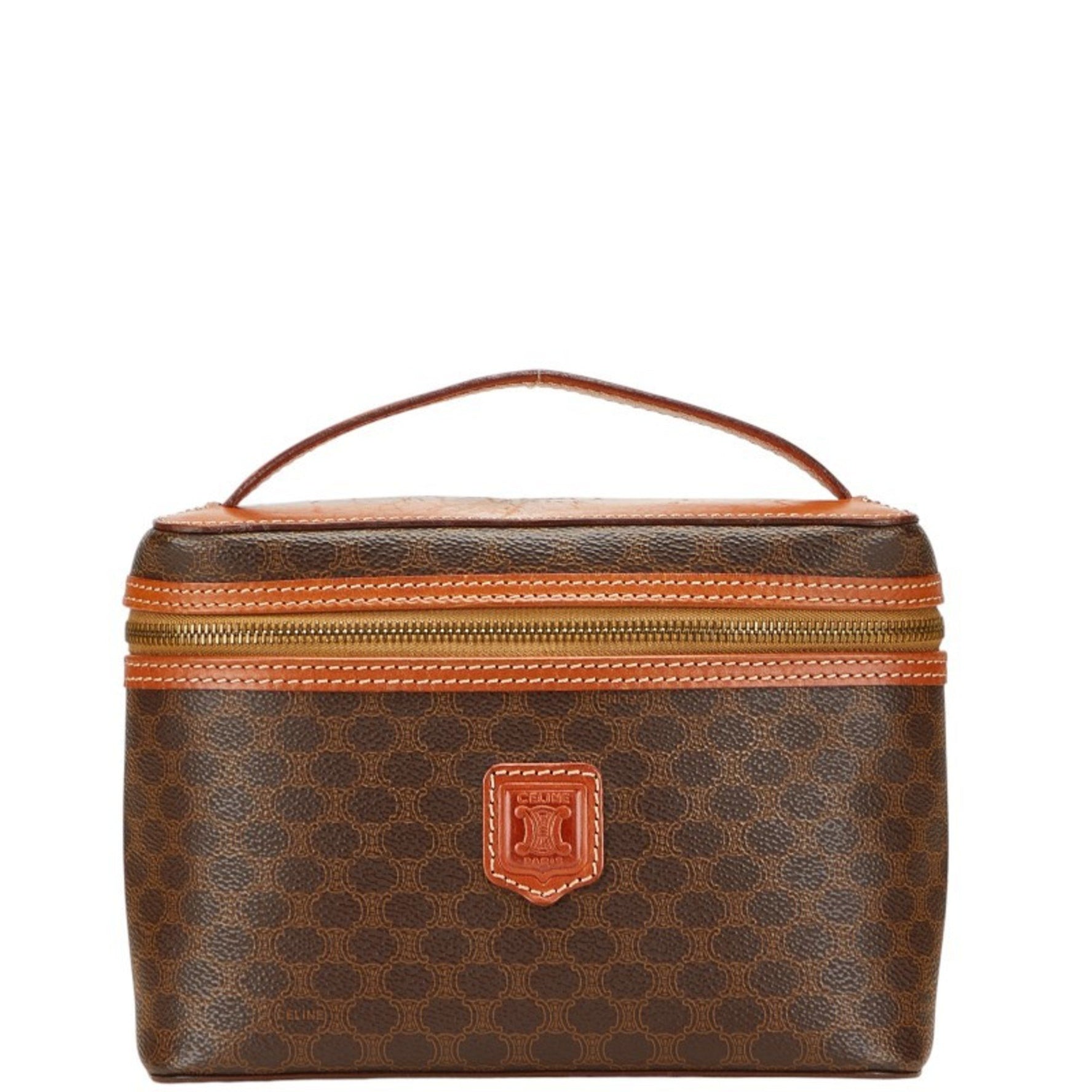 Celine Macadam Second Bag Handbag Leather