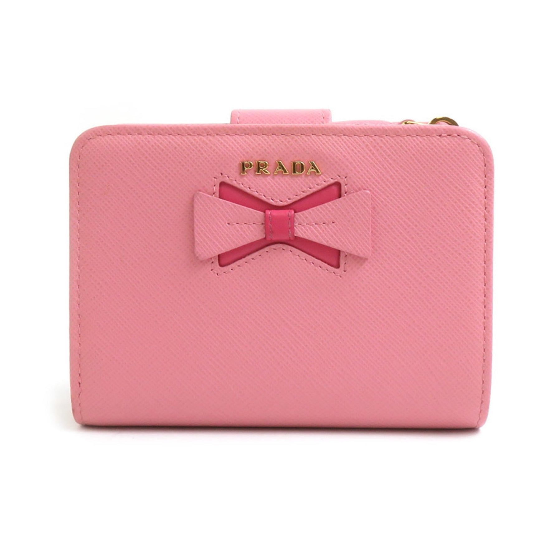 PRADA Bi-fold wallet leather