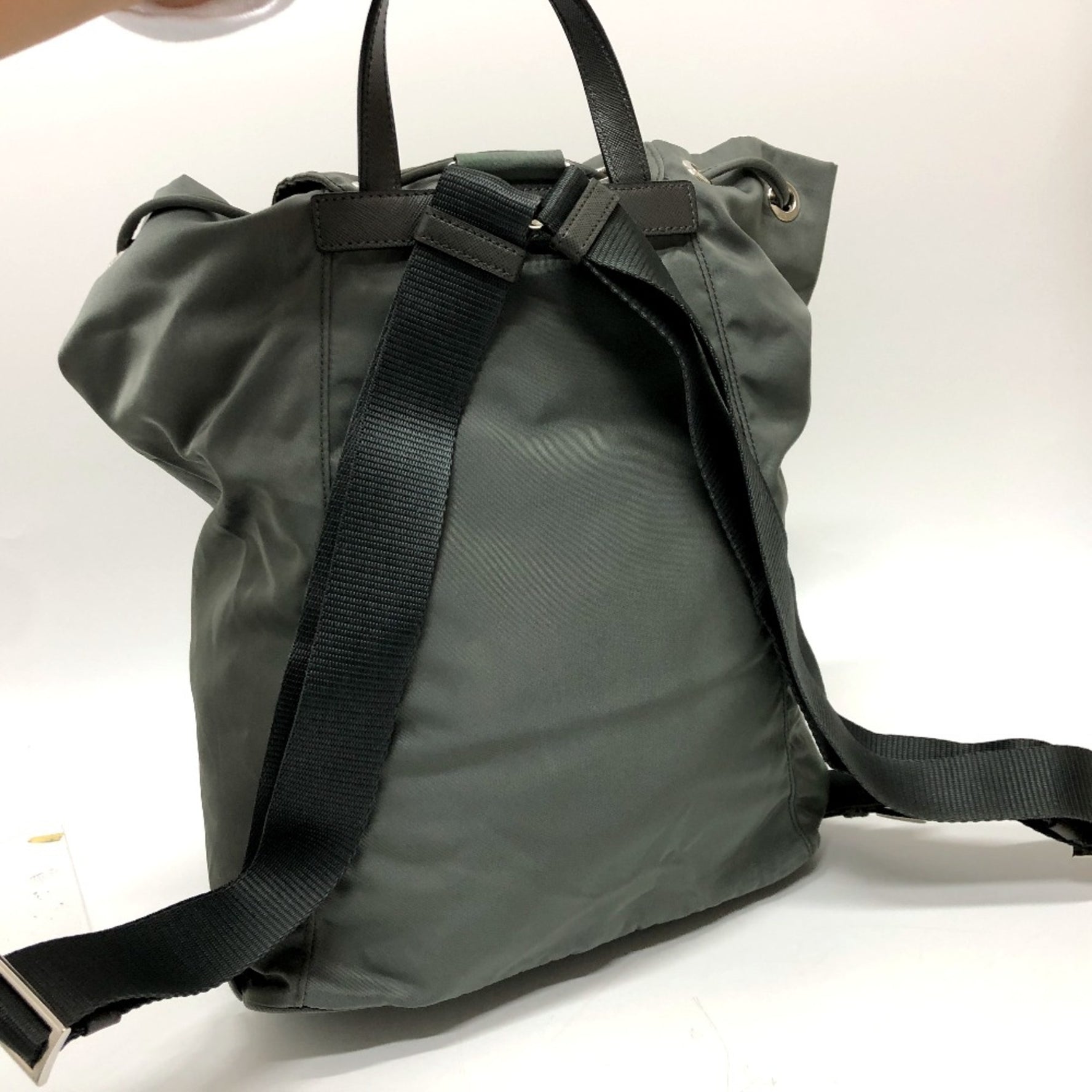 PRADA backpack bag Backpack SilverHardware
