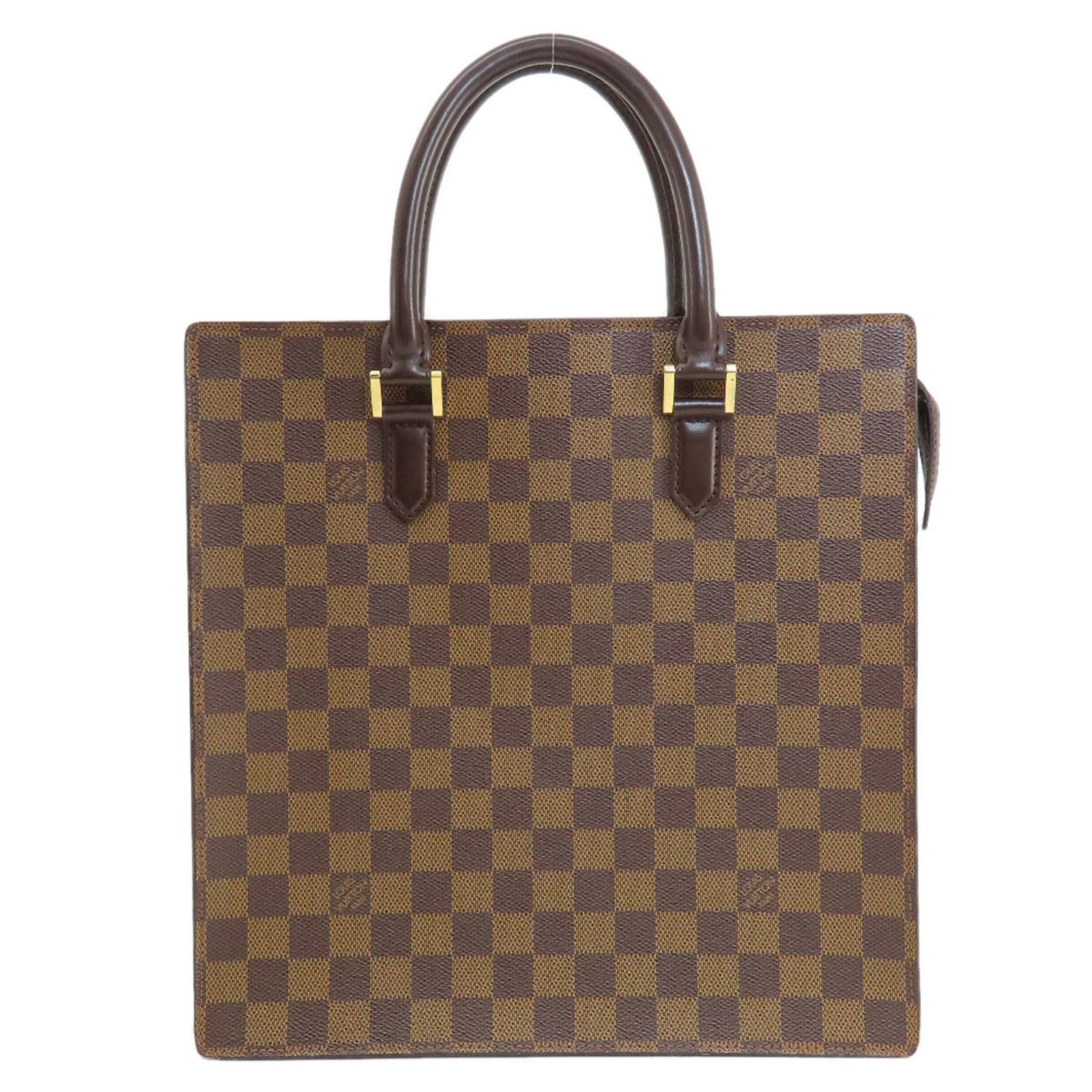 Louis Vuitton Venice Damier Ebene Tote Bag Canvas