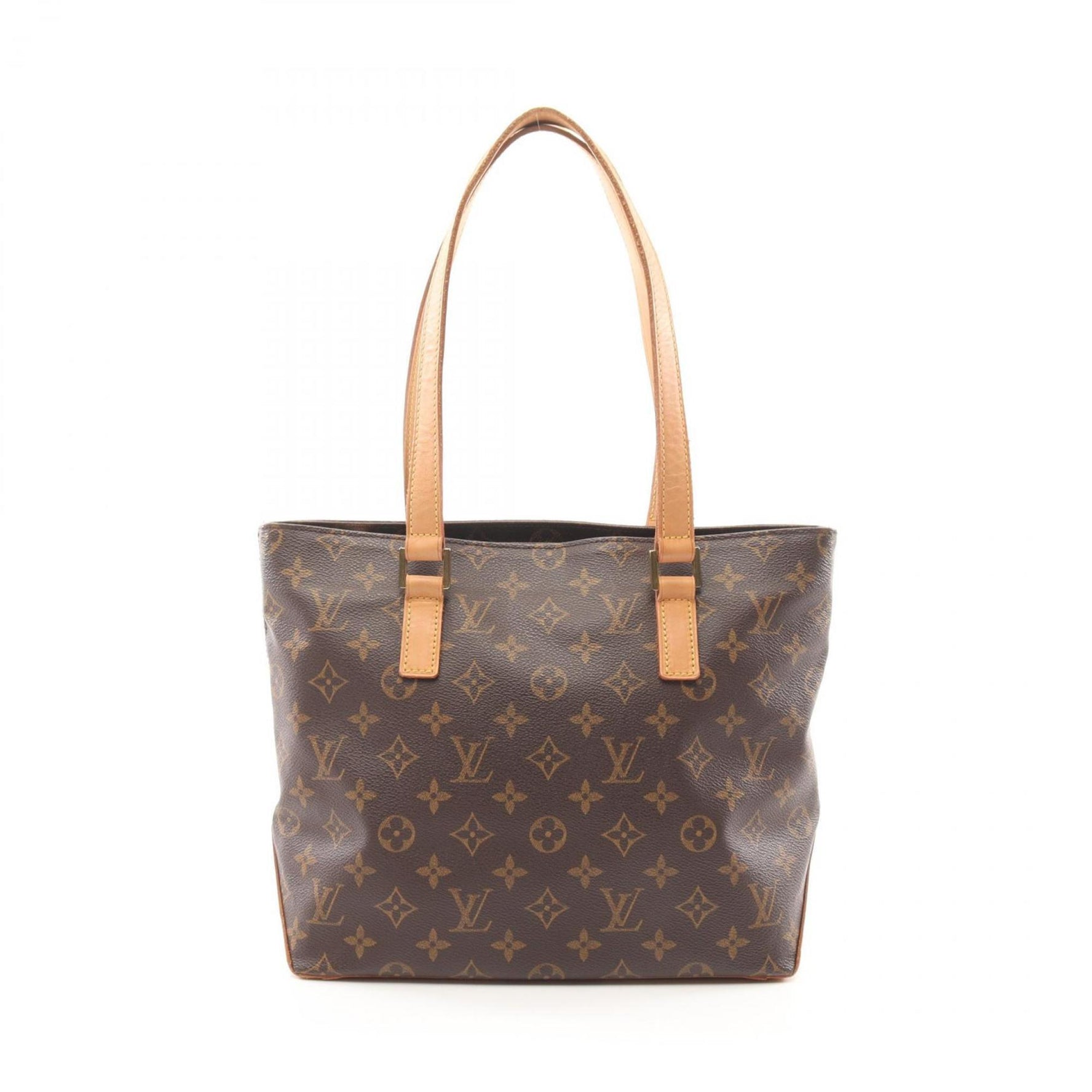 Louis Vuitton Cabas Piano Shoulder Bag Coated Canvas Leather Monogram