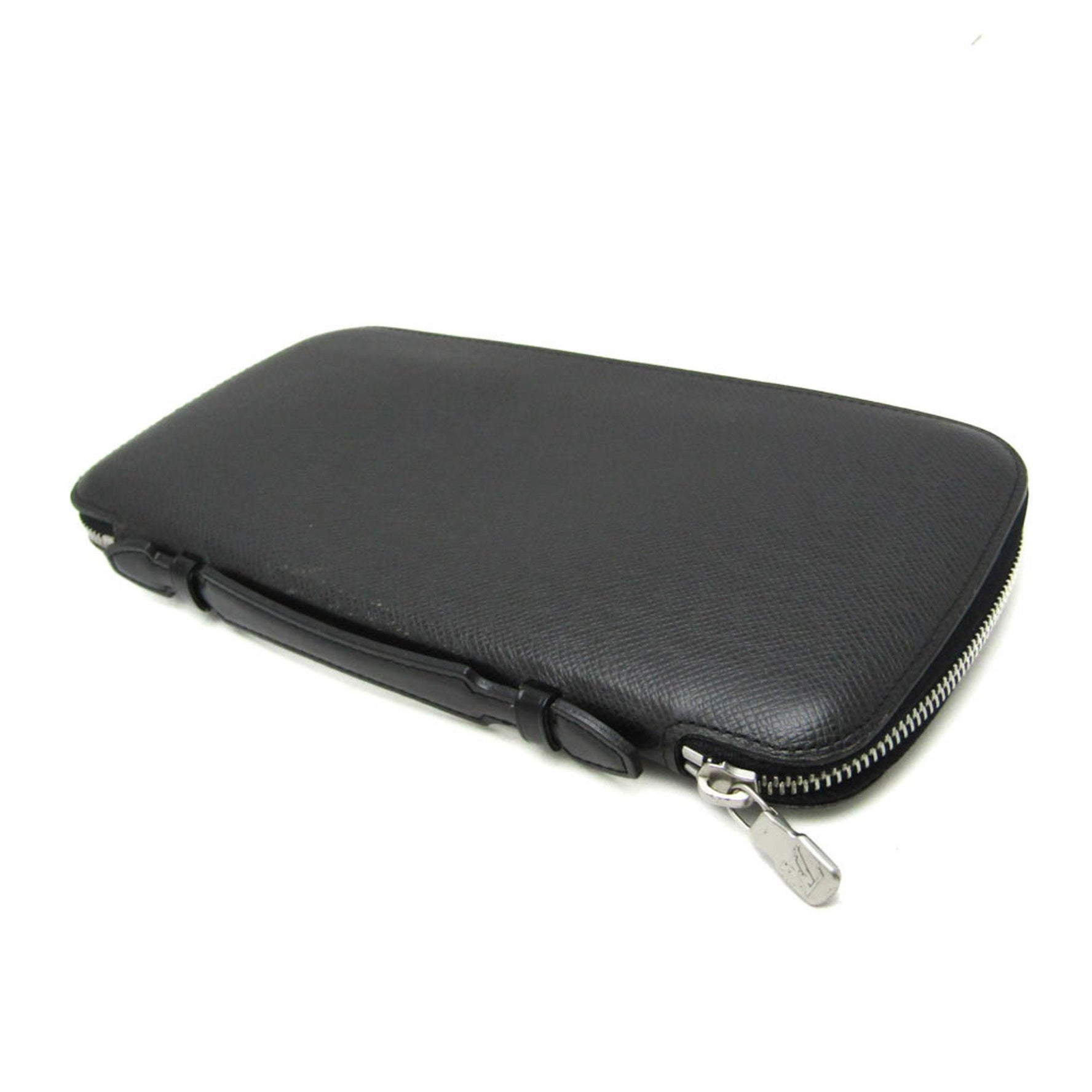 Louis Vuitton Taiga Travel Case Organizer Atoll Taiga Leather Long Wallet (bi-fold)