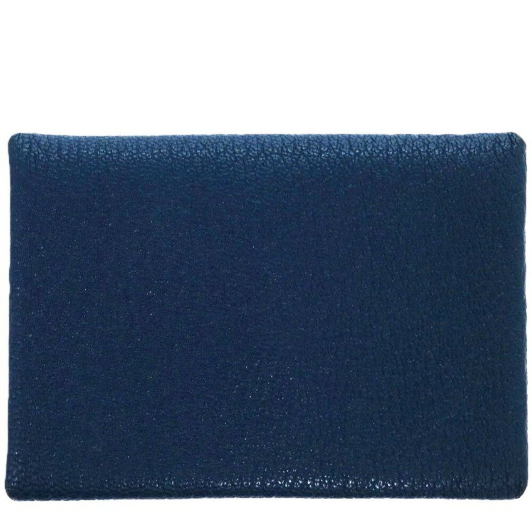 Hermès Calvi Duo Chevre Deep Blue B Stamp 0850 Card Case HERMES