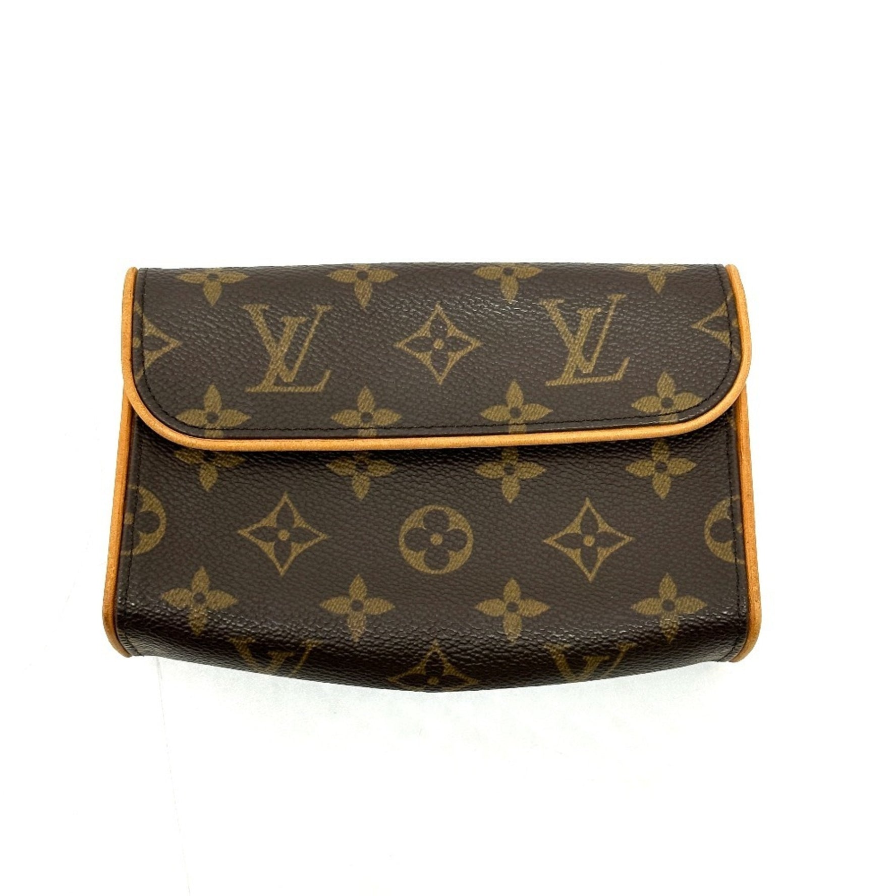 Louis Vuitton Pochette Florentine Waist Bag Pouch Only Monogram Canvas Men's Brown