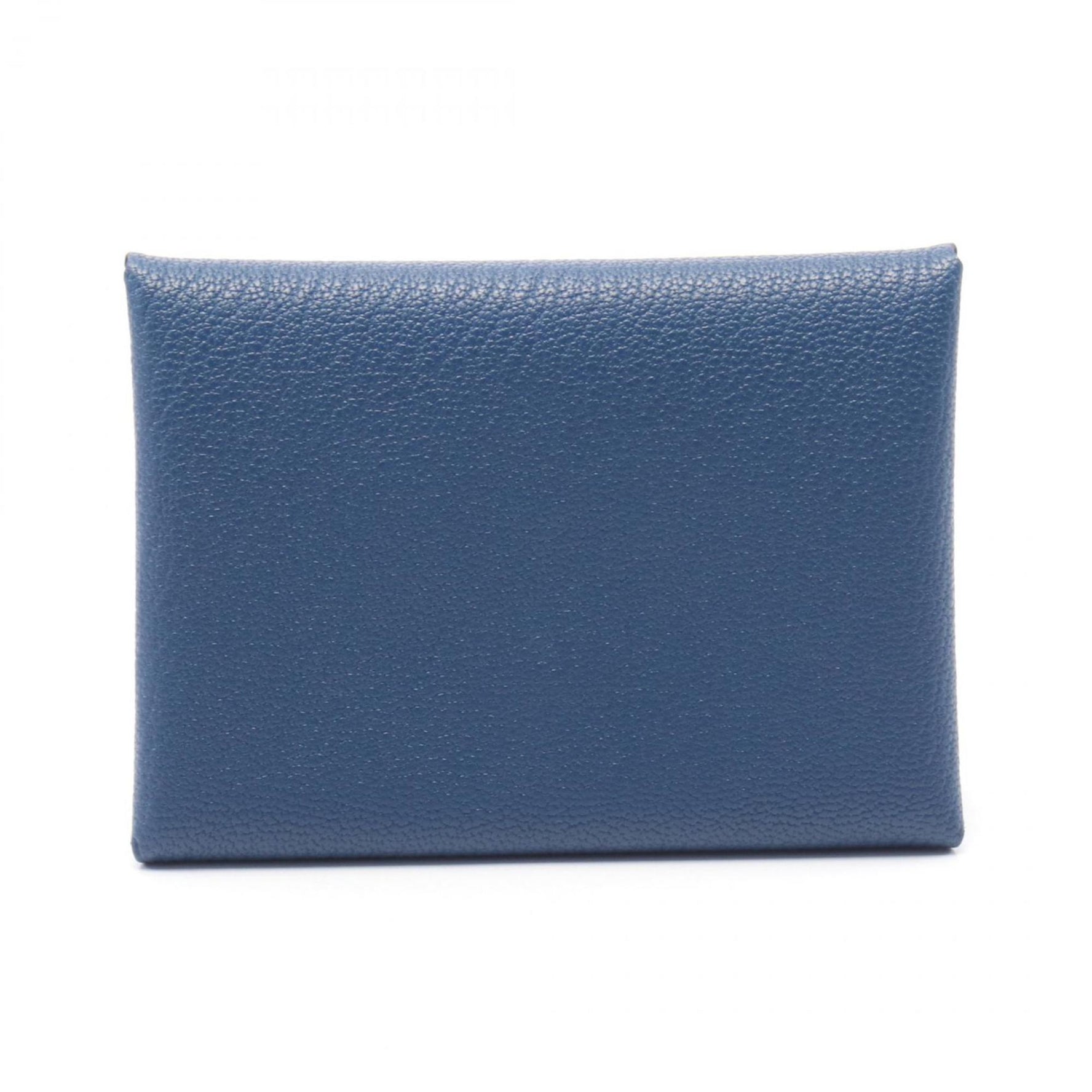 Hermes Calvi Duo Tie Wallet/Coin Case Wallet Chevre