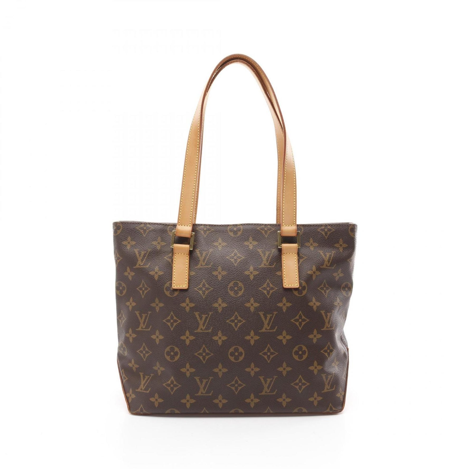 Louis Vuitton Cabas Piano Monogram Shoulder Bag Coated Canvas Leather