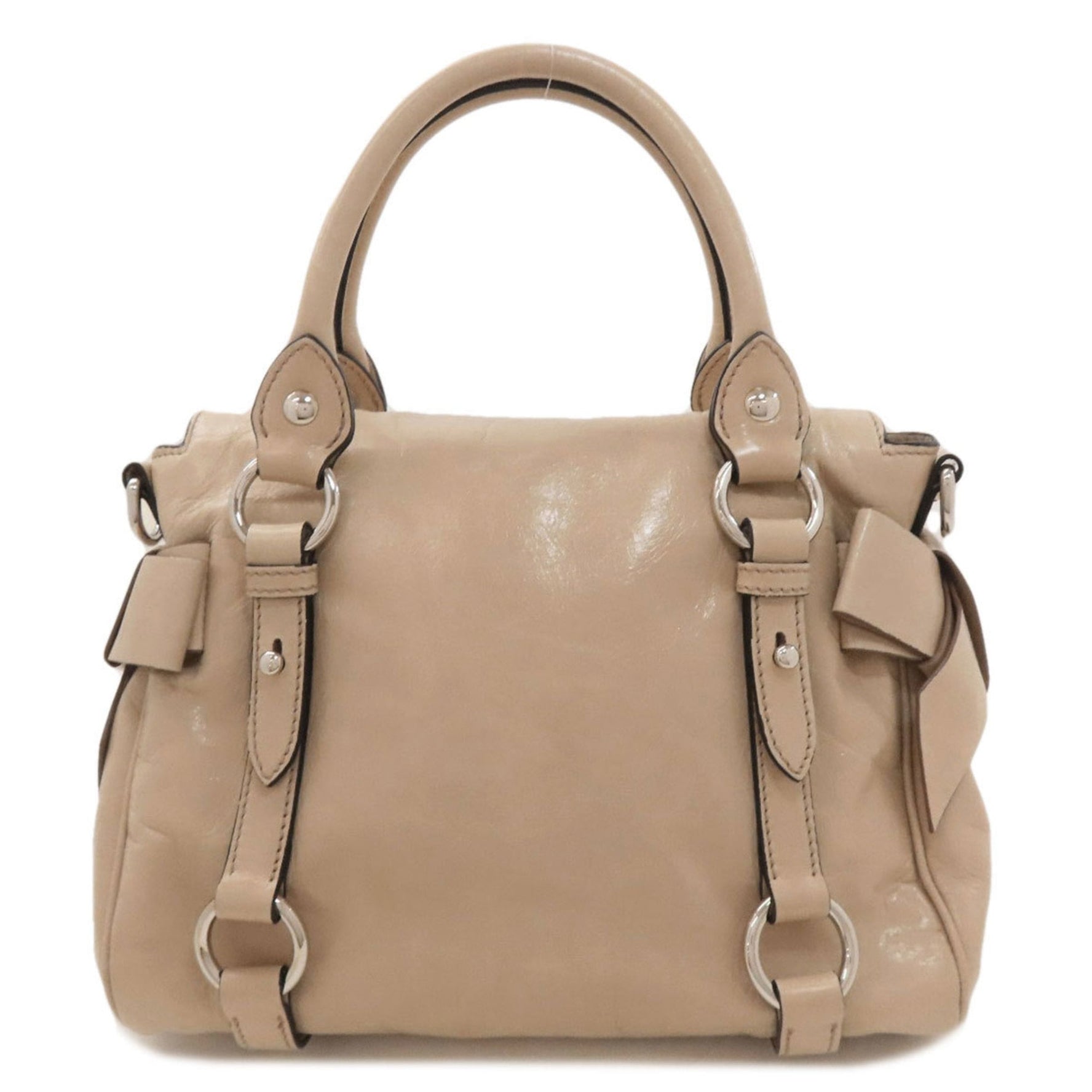 Miu Miu Miu Ribbon Handbag in Calfskin MIUMIU