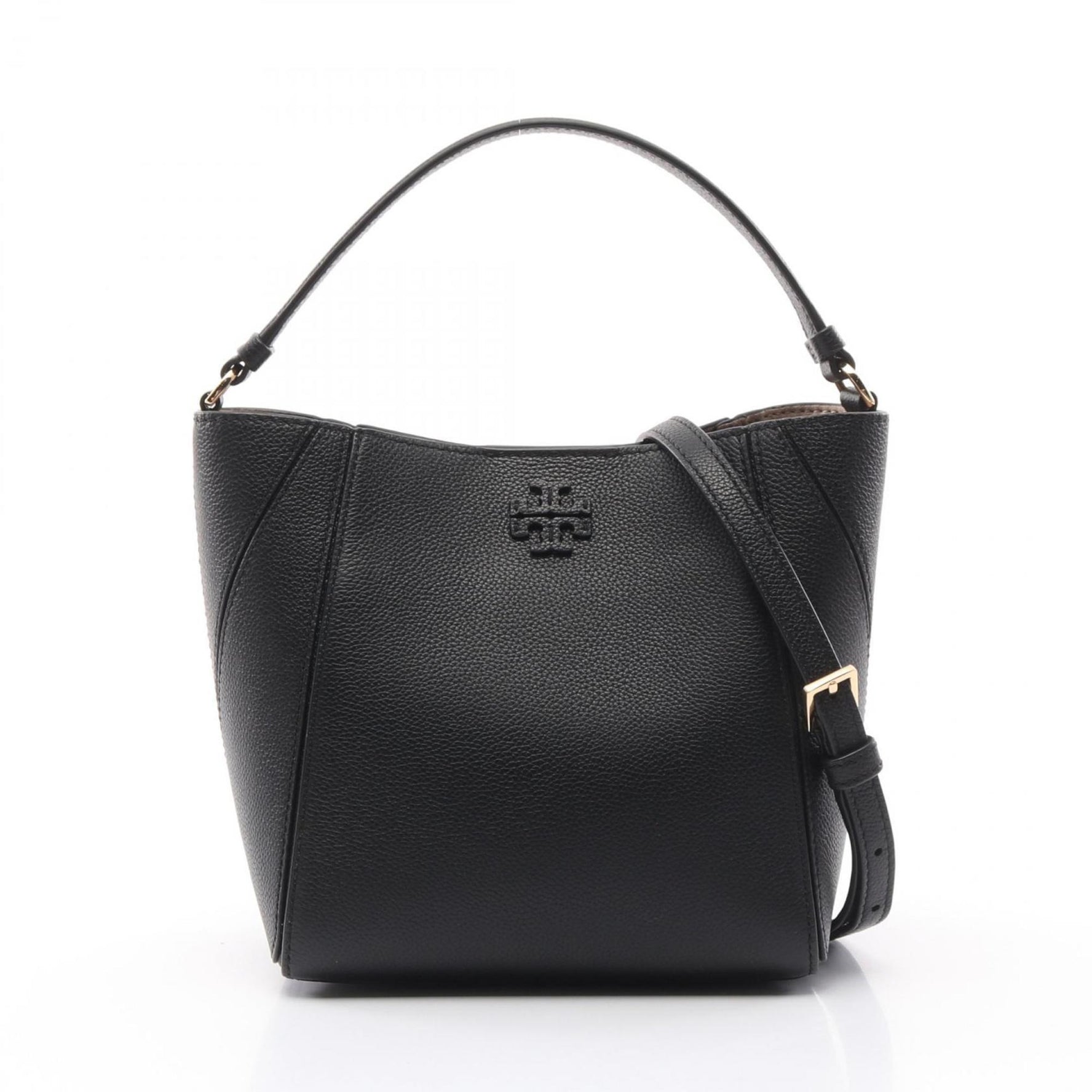Tory Burch McGraw Bag Handbag Leather Women's Black