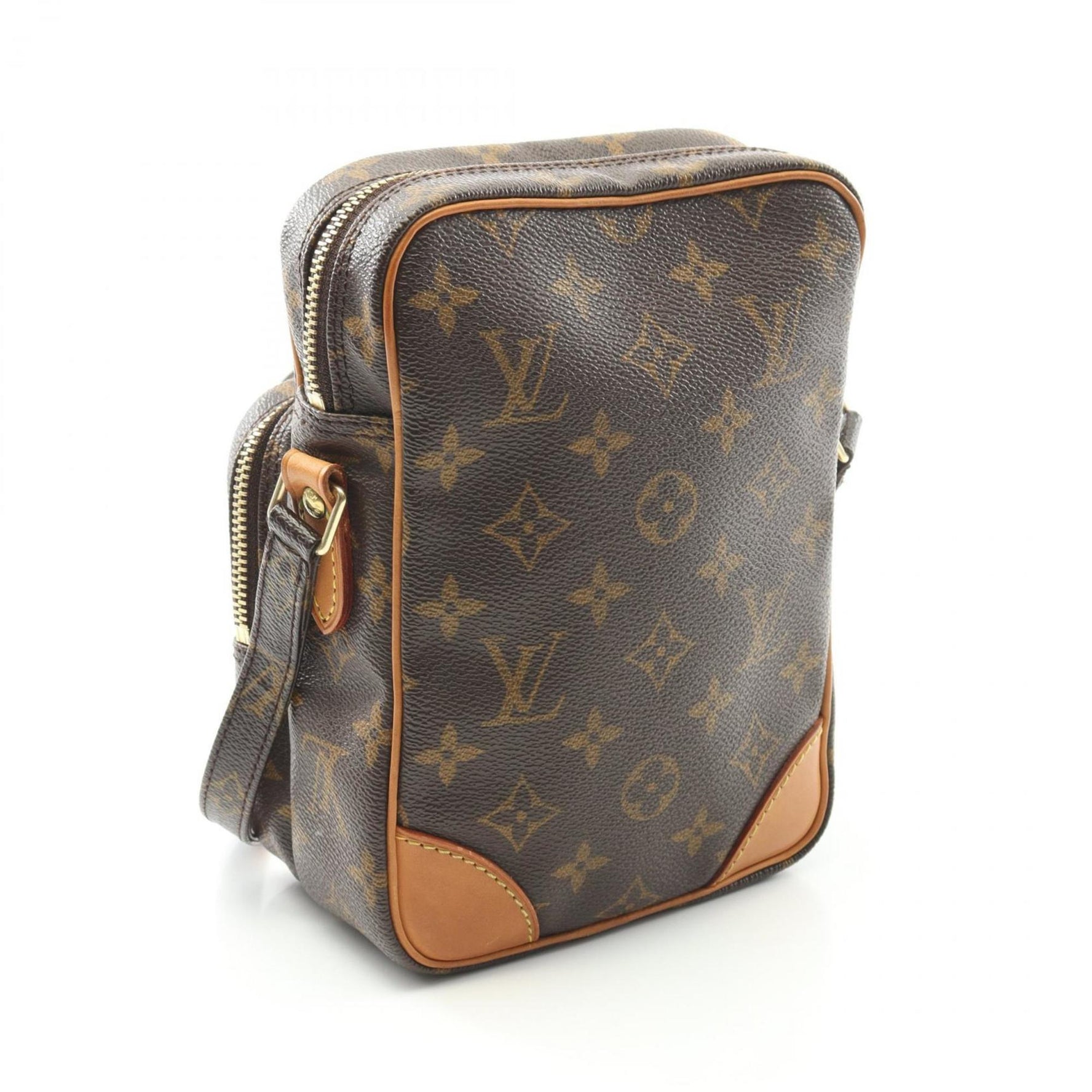 Louis Vuitton Amazon Shoulder Bag, Coated Canvas and Leather, Monogram, Brown