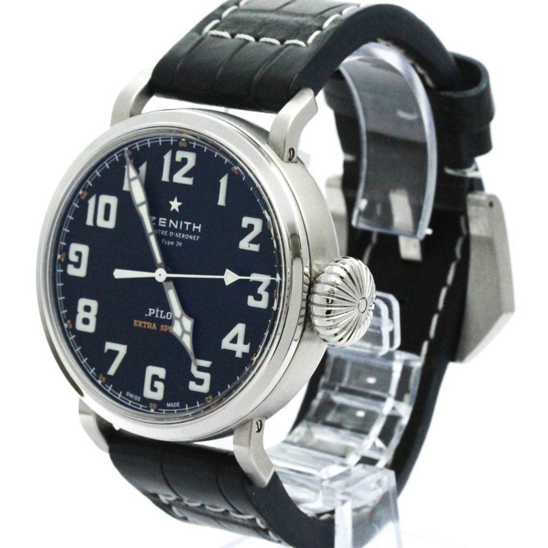 ZENITH Pilot Type 20 Extra Special Steel Automatic Watch 03.2430.3000 BF581267