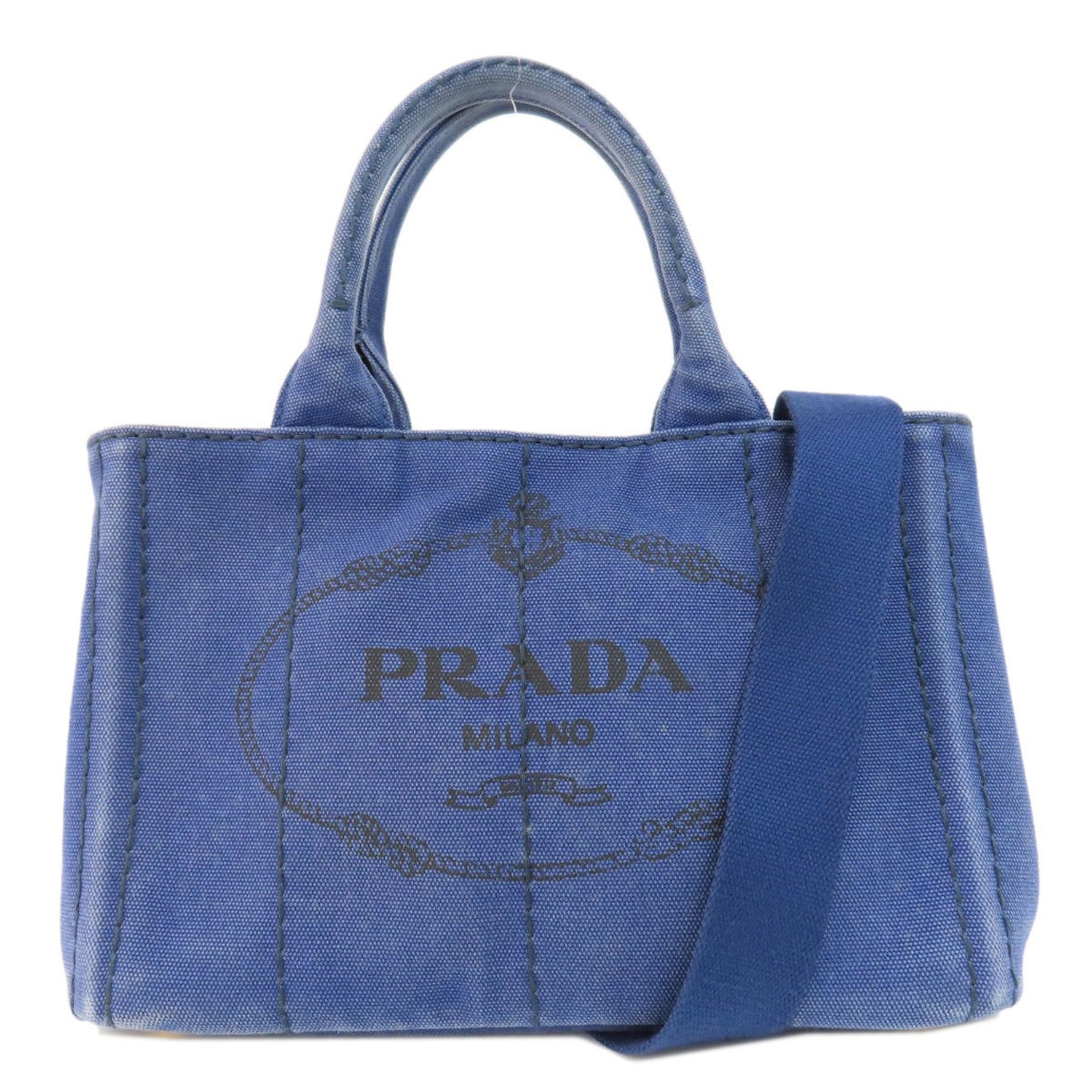 Prada Canapa Handbag Canvas