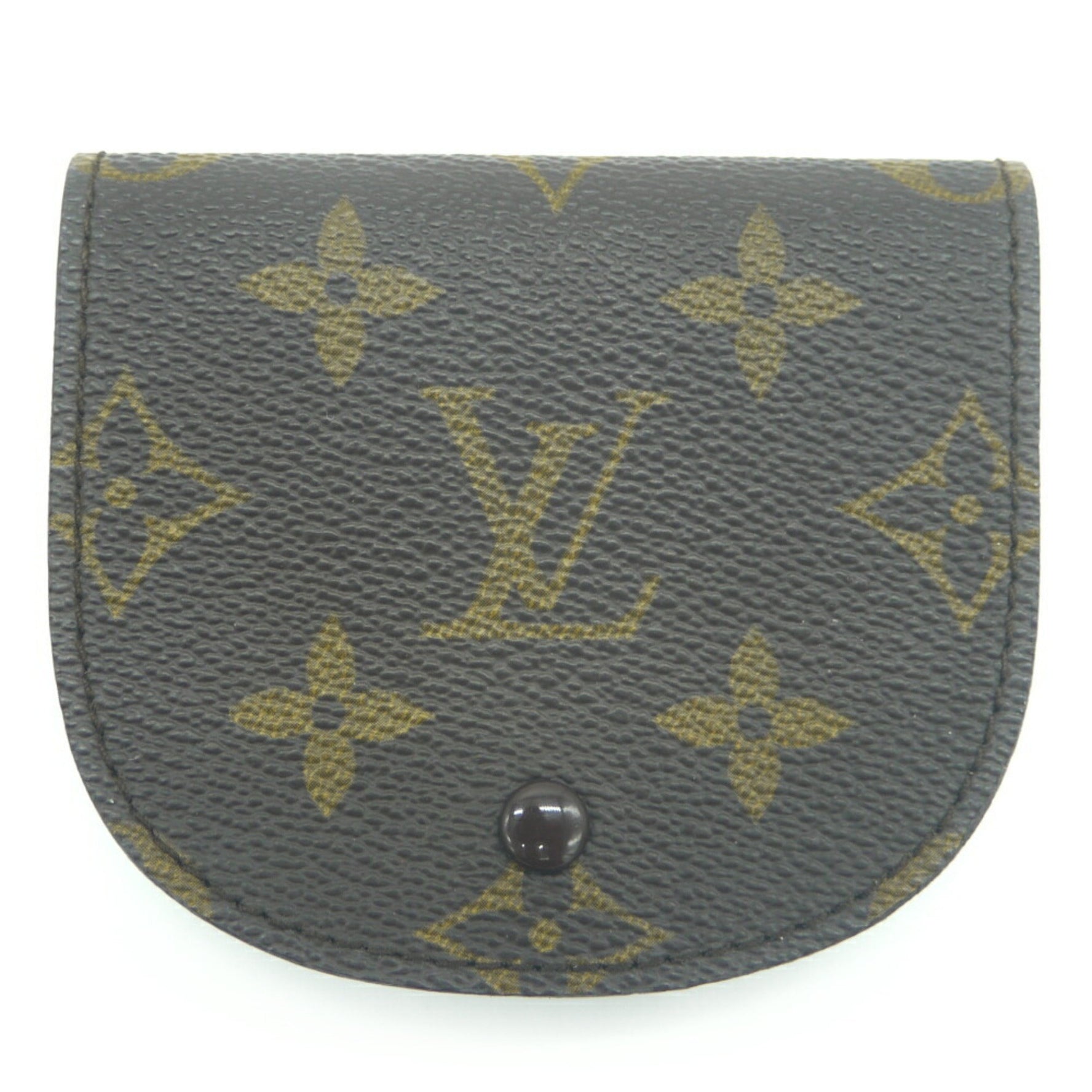 Louis Vuitton Porte Monnaie Gusset Monogram Coin Case Wallet