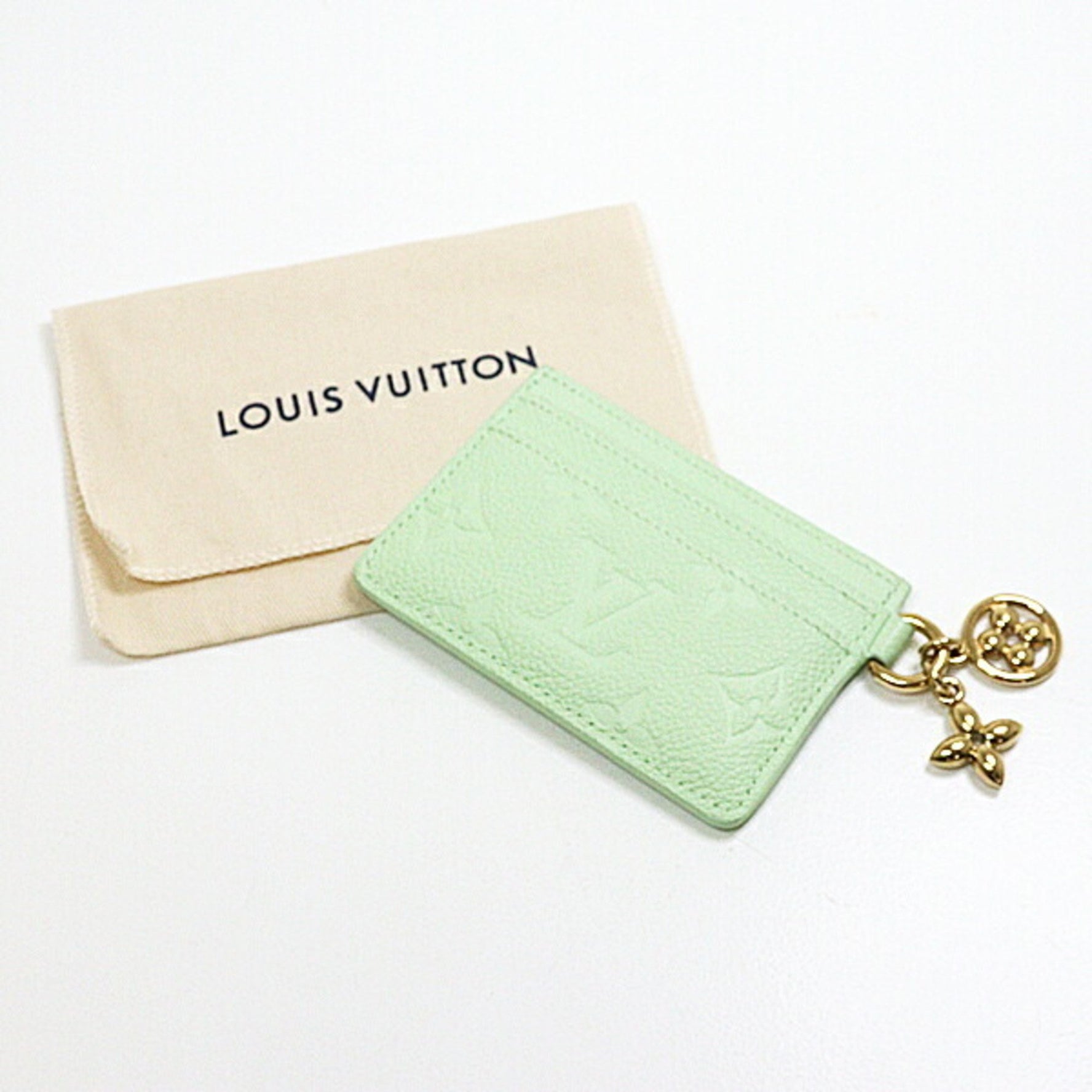 Louis Vuitton Card Case Porto Carte LV Charm