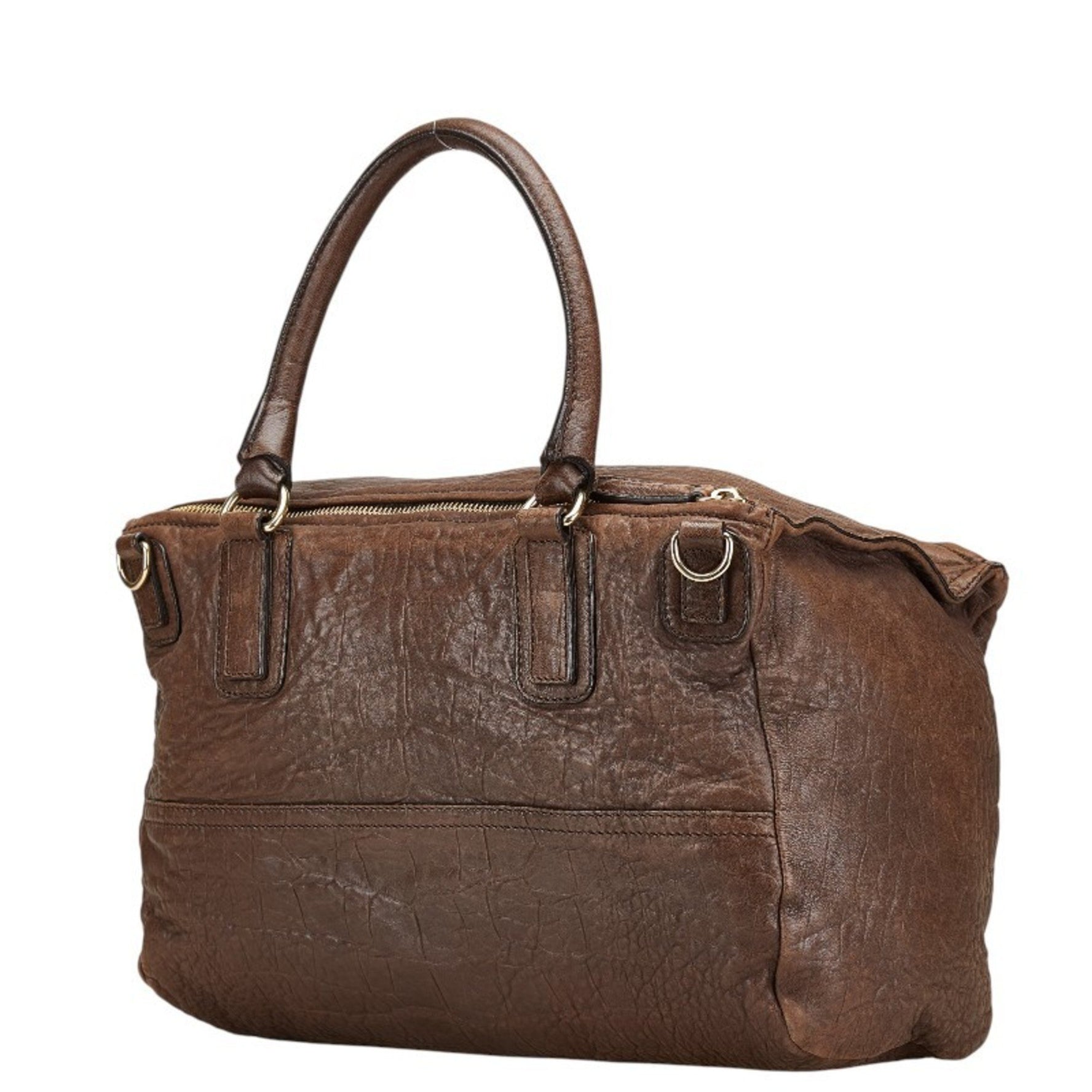 Givenchy Pandora one-shoulder bag in brown leather for women.