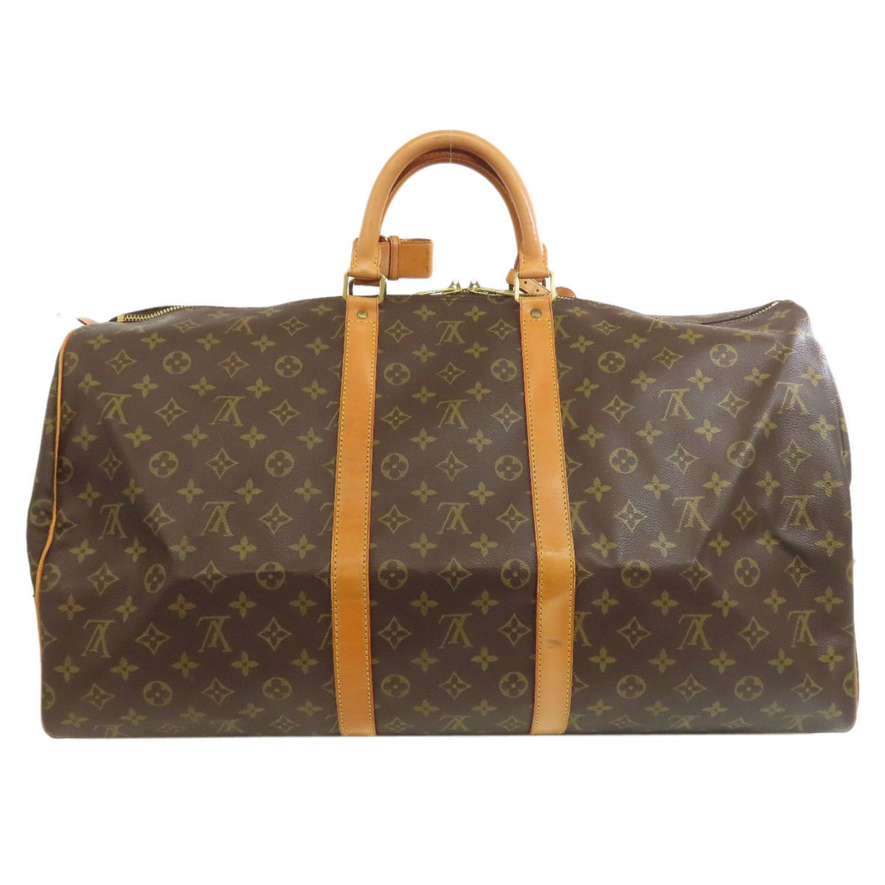 Louis Vuitton Keepall 55 Boston Bag Monogram Canvas LOUIS VUITTON