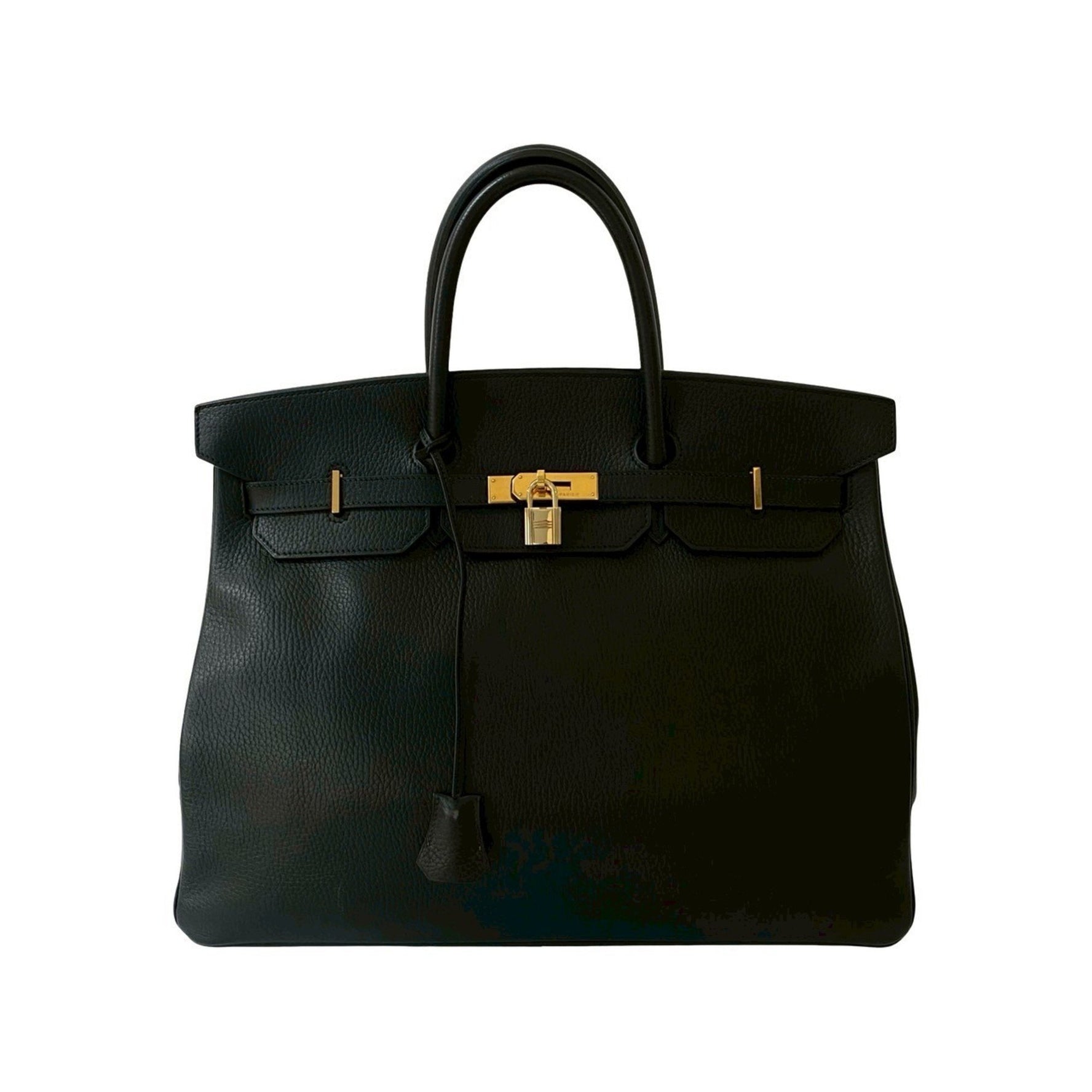 HERMES Birkin 40 Le Tourne Ardennes Leather Handbag Tote Bag