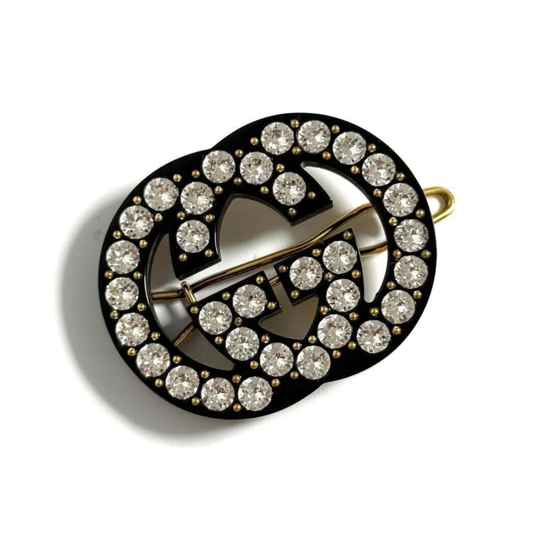 Gucci Women's Hairpin Hair Clip Barrette Double G