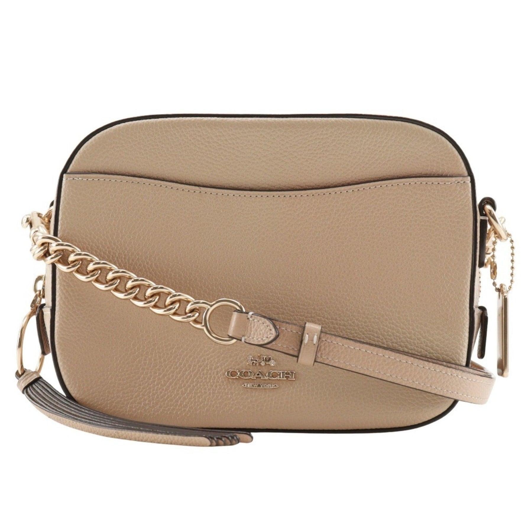 Coach Shoulder Bag Leather Camera