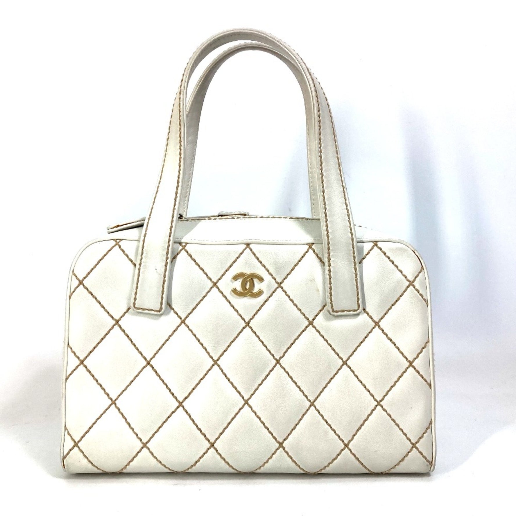 Chanel CC Mark bag Vintage Mini Duffle Bag Shoulder Bag Hand Bag